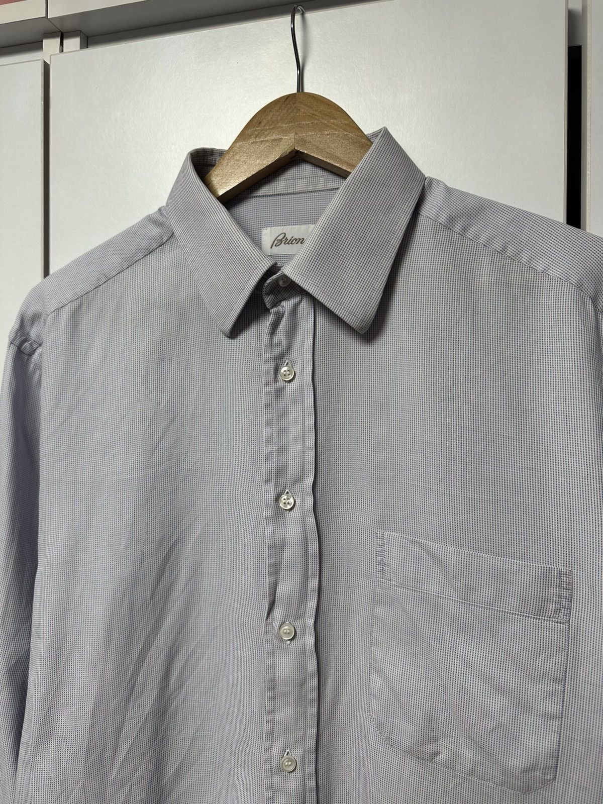 Brioni Brioni Made in Italy Shirt Size US M / EU 48-50 / 2 - 2 Thumbnail