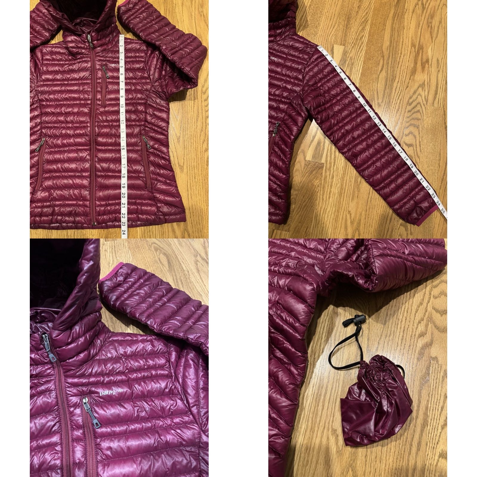 Patagonia Patagonia Ultralight Down Puffer Full Zip Hoody Women’s Small Purple/Red Jacket Lot Womens Regular Size S Zip Hooded Quilted Logo Outdoor Vintage: No Size S / US 4 / IT 40 - 8 Thumbnail