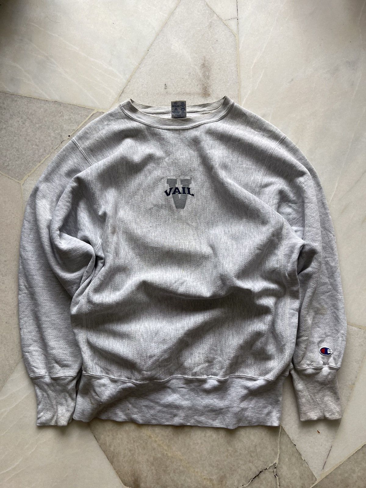 Champion × Vintage 90s Champion Revese Weave VAIL sweatshirt Size US L / EU 52-54 / 3 - 1 Thumbnail