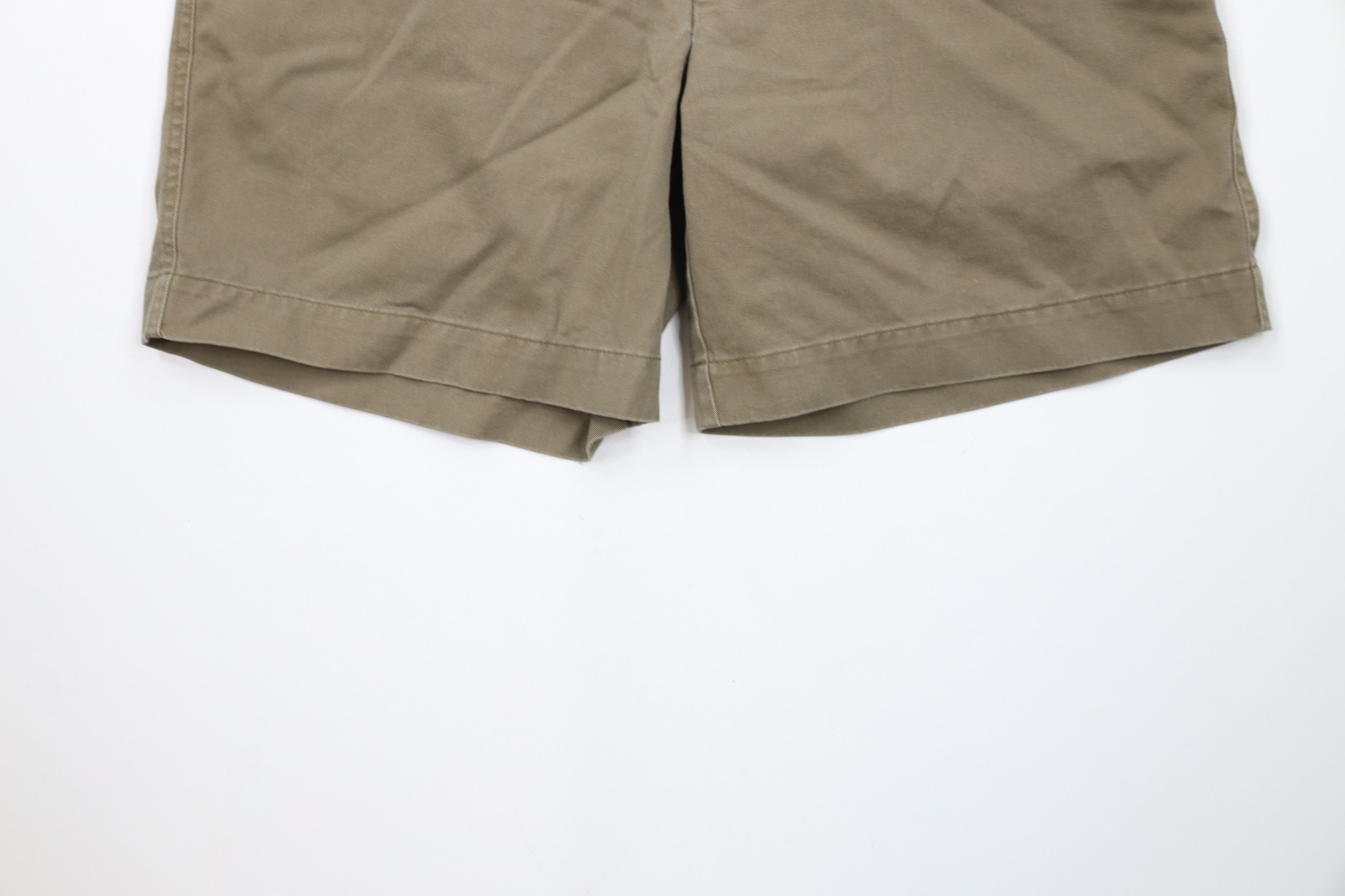 Cabelas × Vintage Vintage 90s Cabelas Above Knee Chino Shorts Breen Cotton Size US 34 / EU 50 - 4 Thumbnail