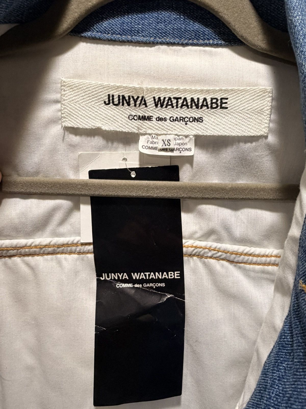 Junya Watanabe Junya Watanabe denim patch jacket Size US M / EU 48-50 / 2 - 10 Thumbnail