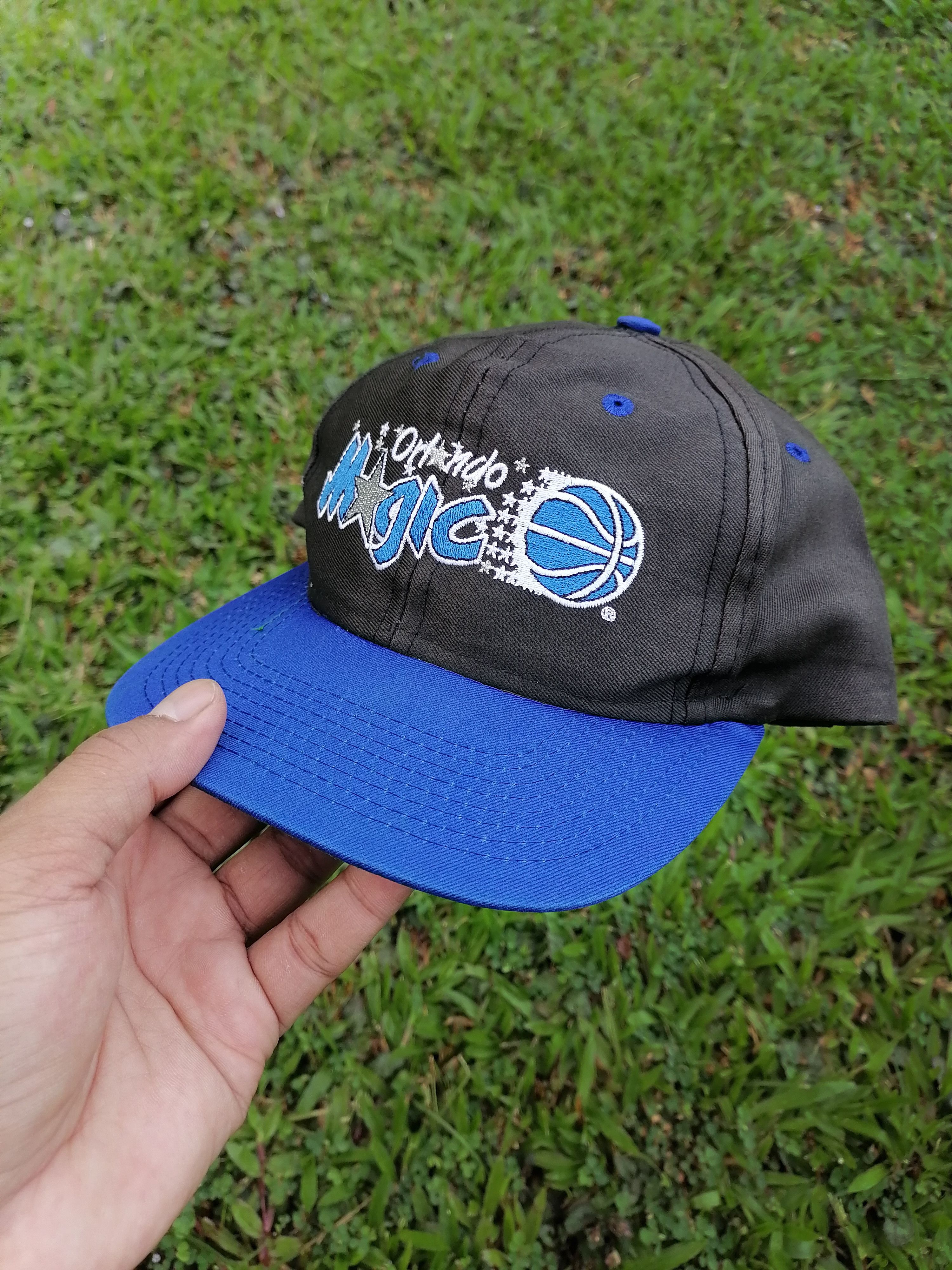 NBA × Sports Specialties × Vintage Vintage 90s NBA Magic Orlando Blockhead Caps Size ONE SIZE - 1 Thumbnail