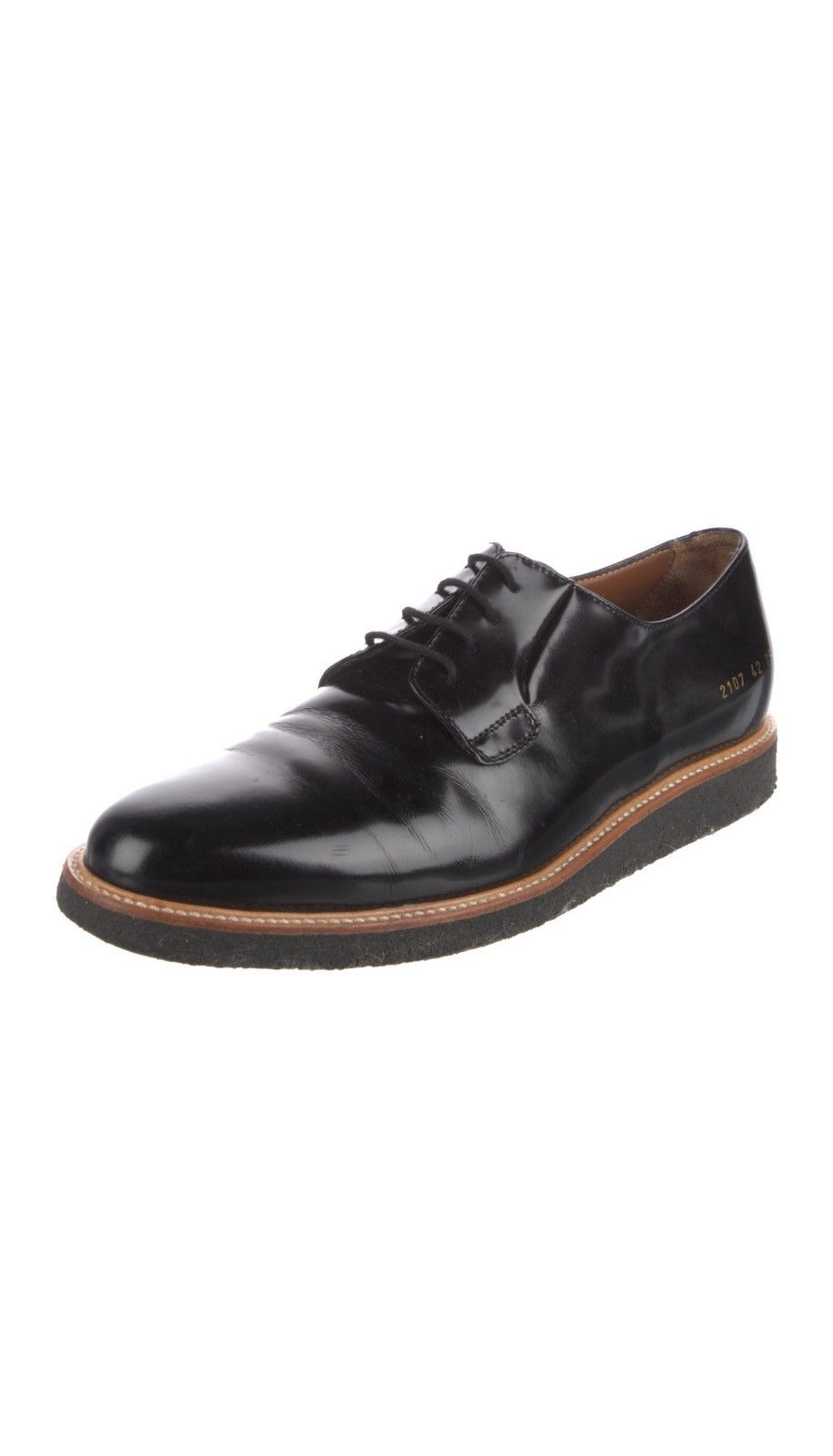 Common Projects COMMON PROJECTS DERBY SHINE BLACK 42 Size US 8.5 / EU 41-42 - 3 Thumbnail