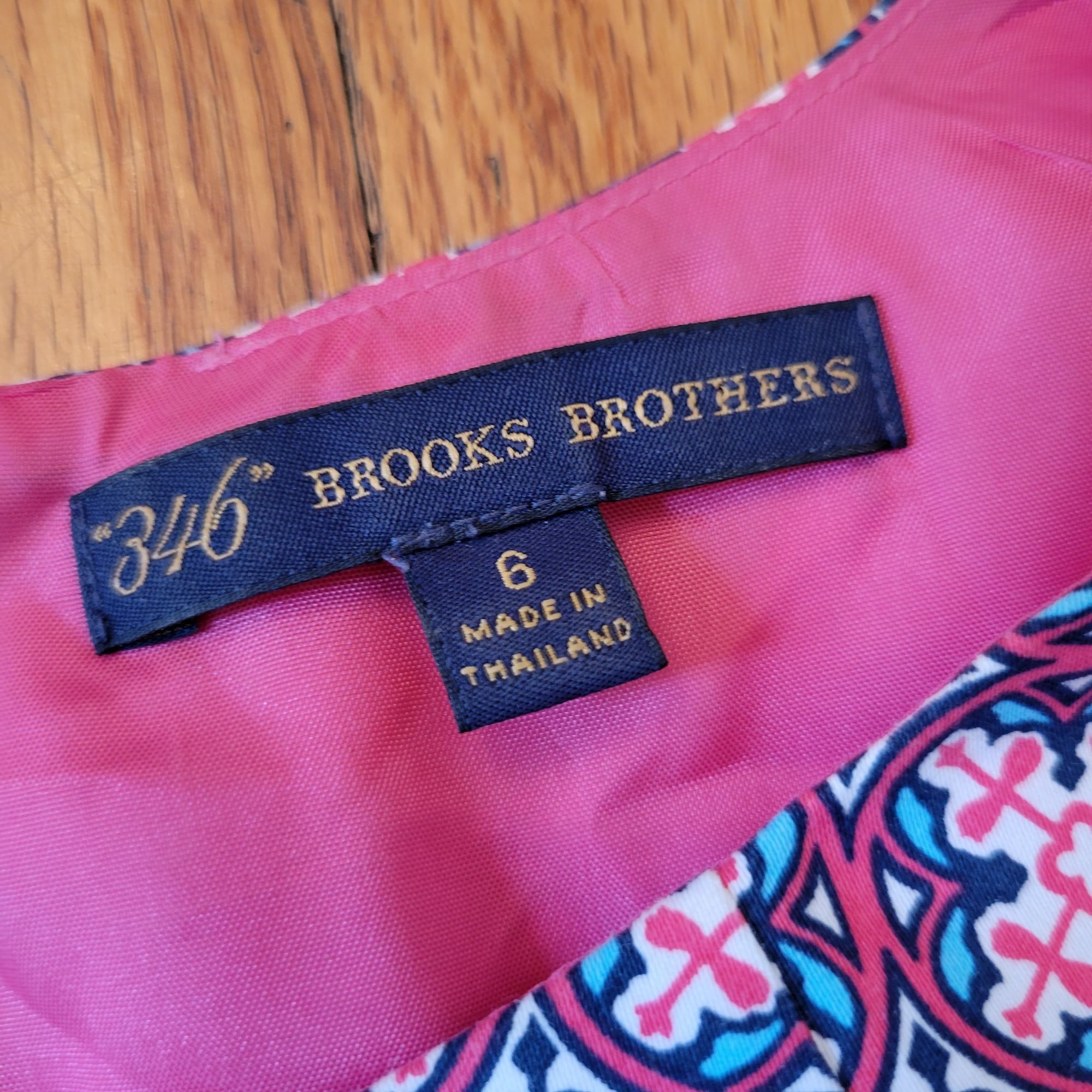 Brooks Brothers 346 Brooks Brothers Sleeveless Geometric Print Dress 6 Modes Size M / US 6-8 / IT 42-44 - 2 Thumbnail