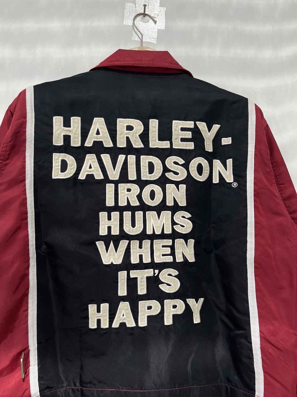 Harley Davidson Harley Davidson ‘IRON HUMS WHEN ITS HAPPY’ Rider Jacket Size US M / EU 48-50 / 2 - 2 Thumbnail