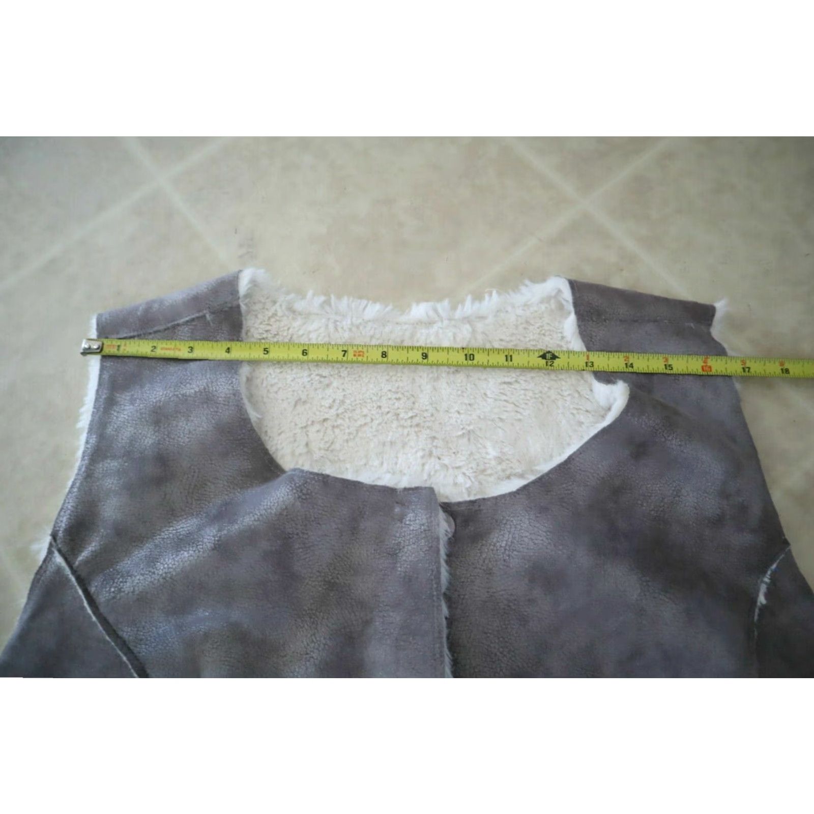 Vintage VINTAGE Lane Bryant Faux Fur Vest Plus Size 22/24 Casual Belted Pockets Women Size 3XL / US 20-22 - 7 Thumbnail
