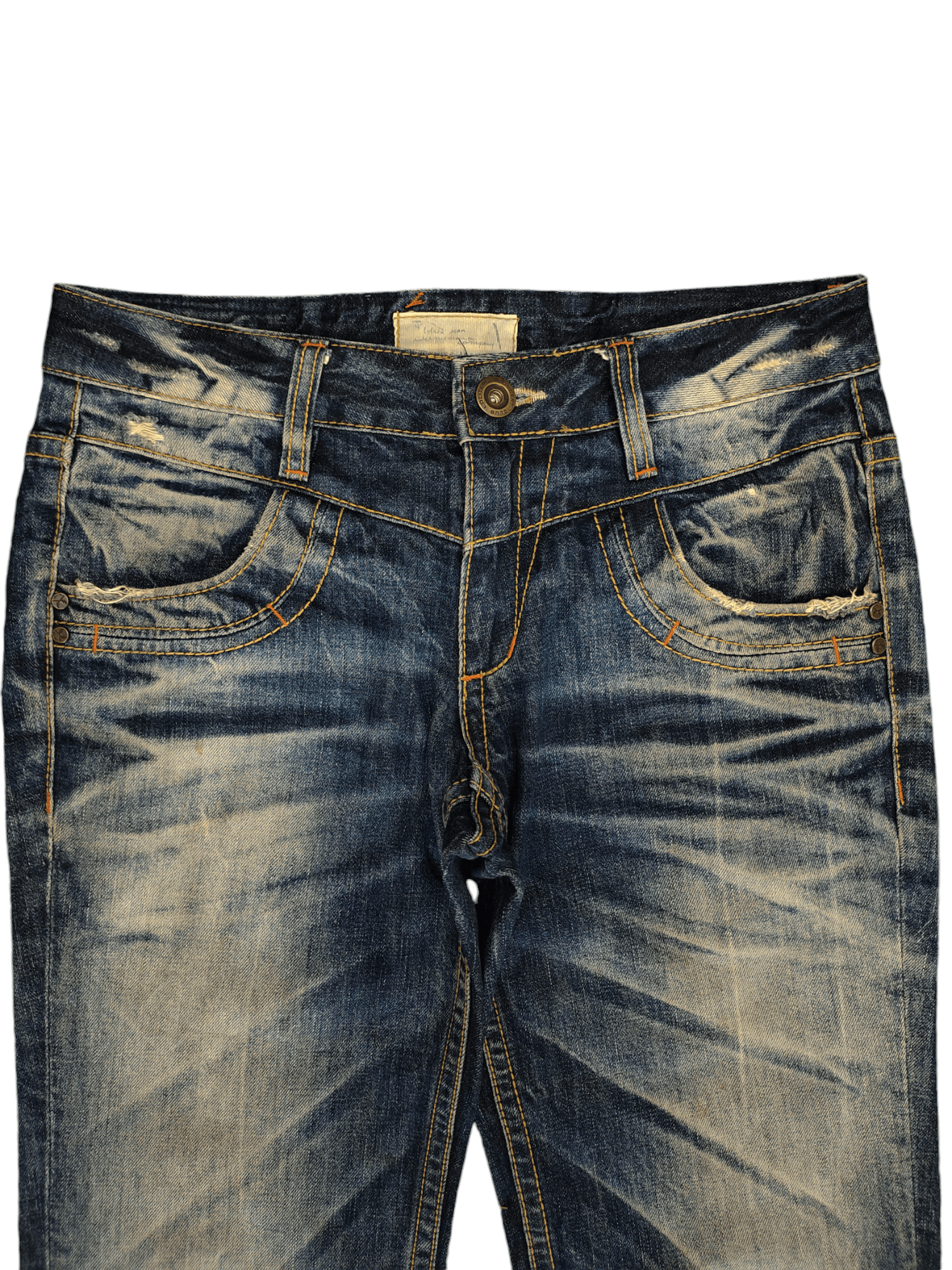 Le Grande Bleu (L.G.B.) Lolita By Yoshitomo Nara Clawmark Distress Faded Jeans Size US 30 / EU 46 - 2 Thumbnail