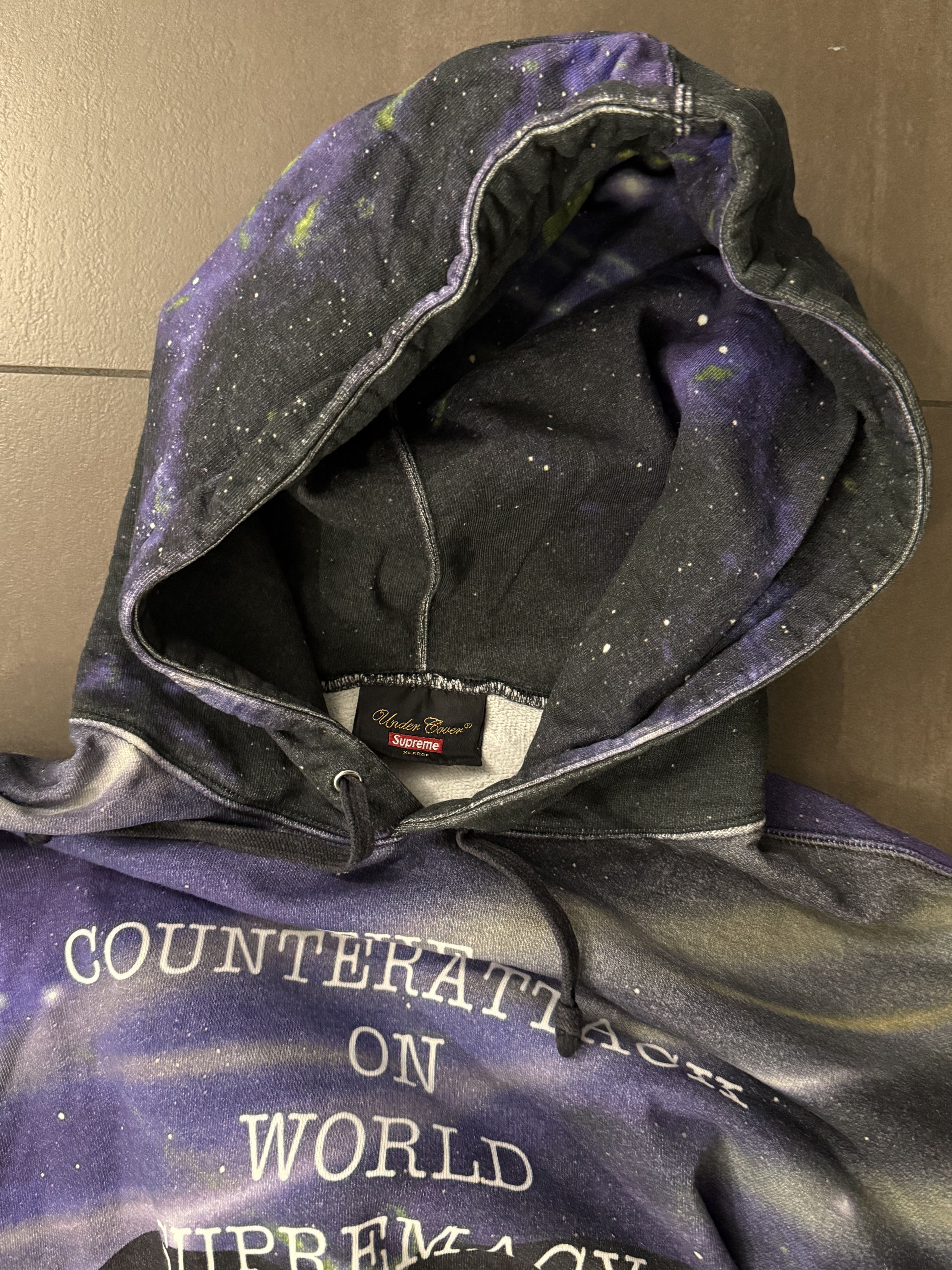 Public Enemy × Supreme × Undercover Supreme®/UNDERCOVER/Public Enemy Hooded Sweatshirt Size US XL / EU 56 / 4 - 4 Thumbnail