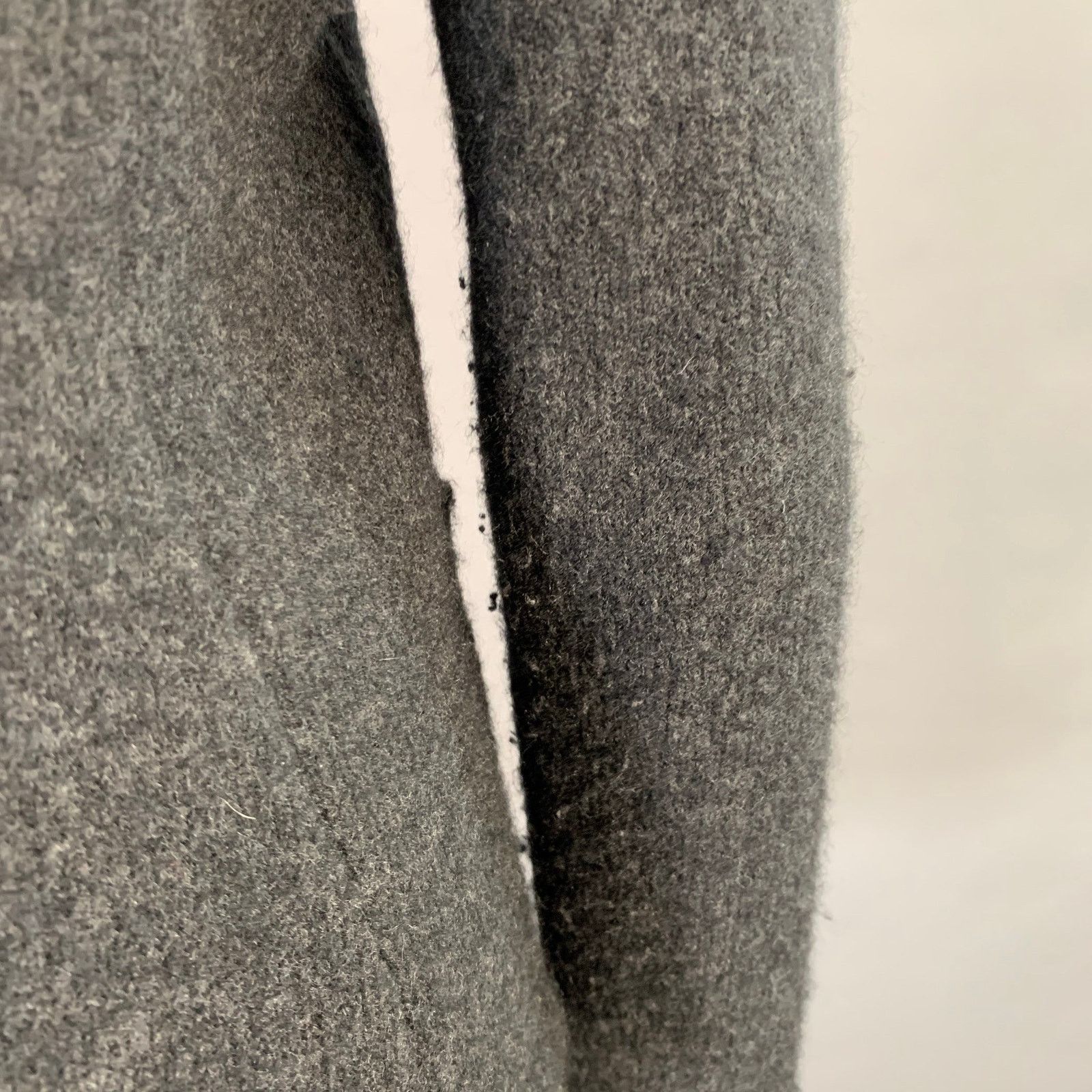 James Perse JAMES PERSE Grey Charcoal Merino Wool Knit Jacket Blazer Size M / US 6-8 / IT 42-44 - 5 Thumbnail