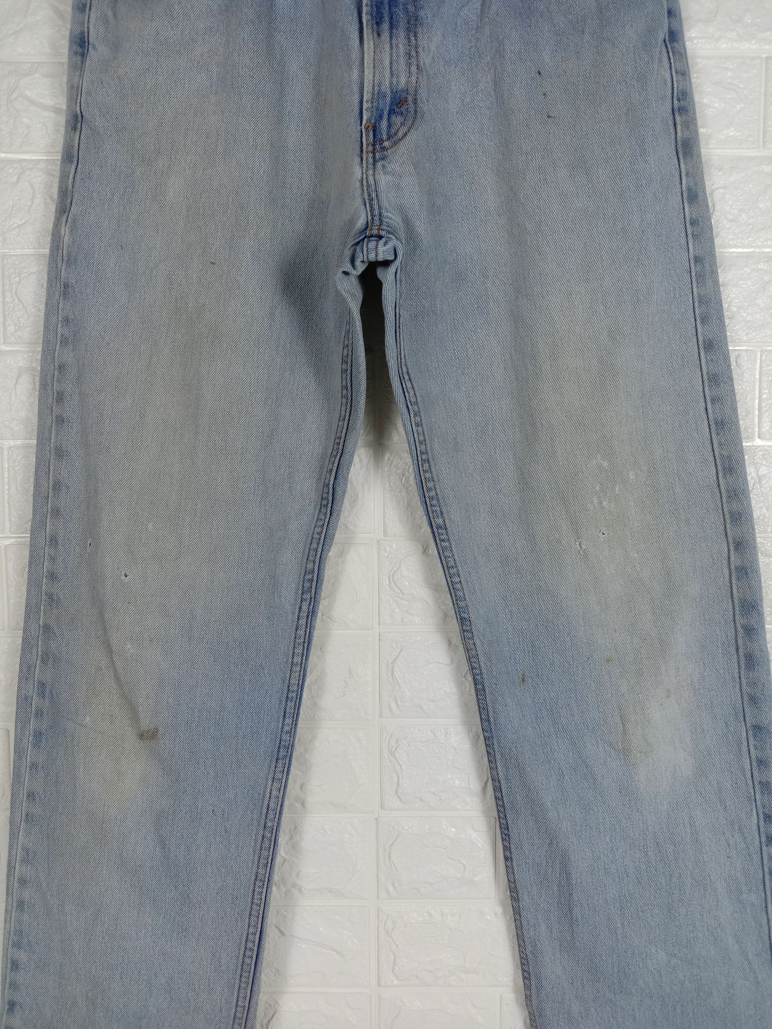 Levi's Vintage Levi's 505 Light Wash Jeans Regular Fit Denim Size US 33 - 3 Thumbnail
