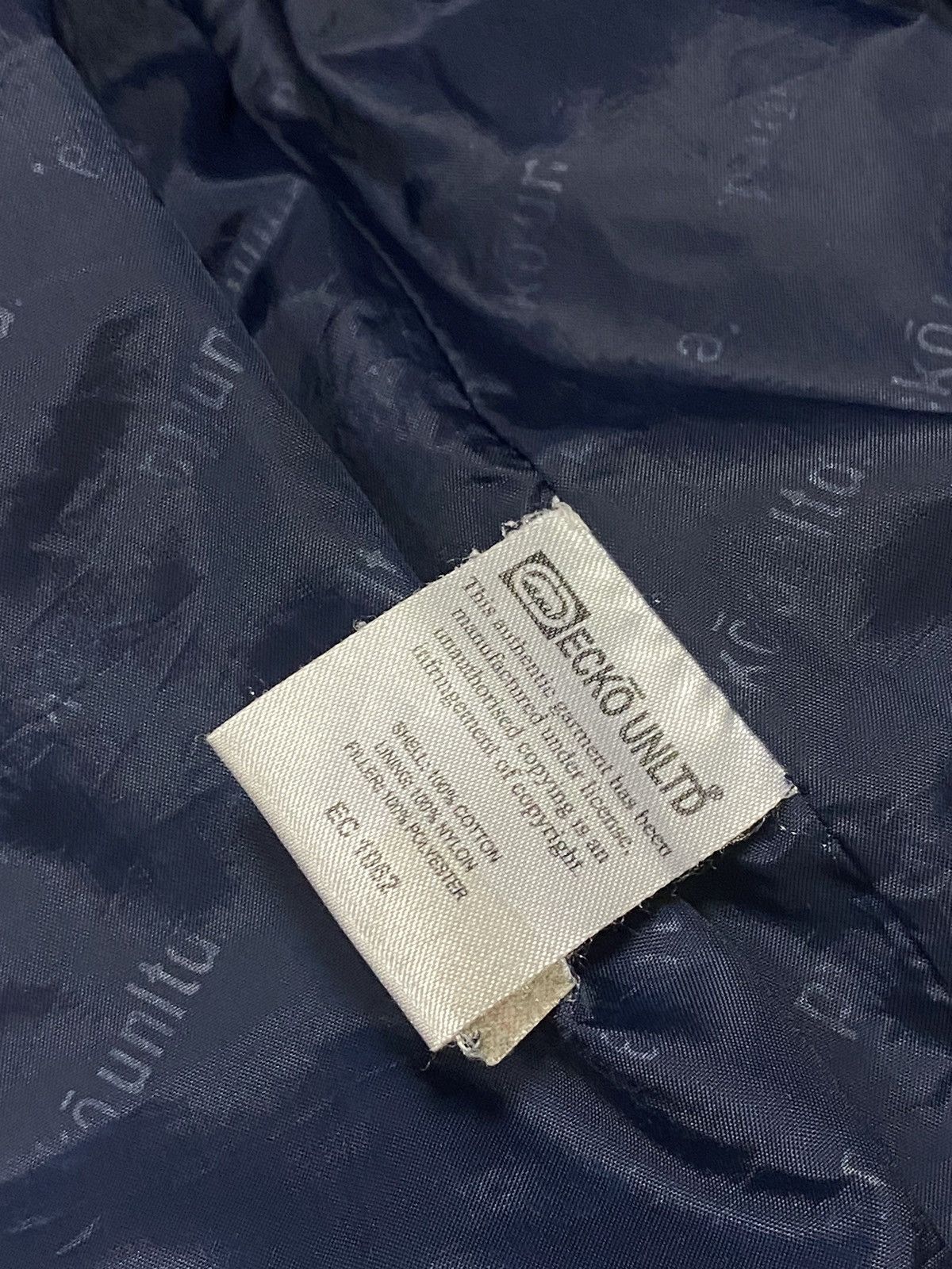 Ecko Unltd. Ecko Unltd Y2K vintage denim puffer down jacket size L Size US L / EU 52-54 / 3 - 5 Thumbnail