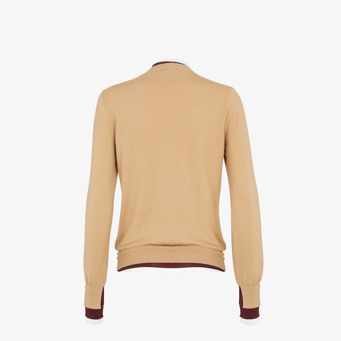 Fendi o1s1wg110825 Jumper in Beige Size M / US 6-8 / IT 42-44 - 2 Thumbnail