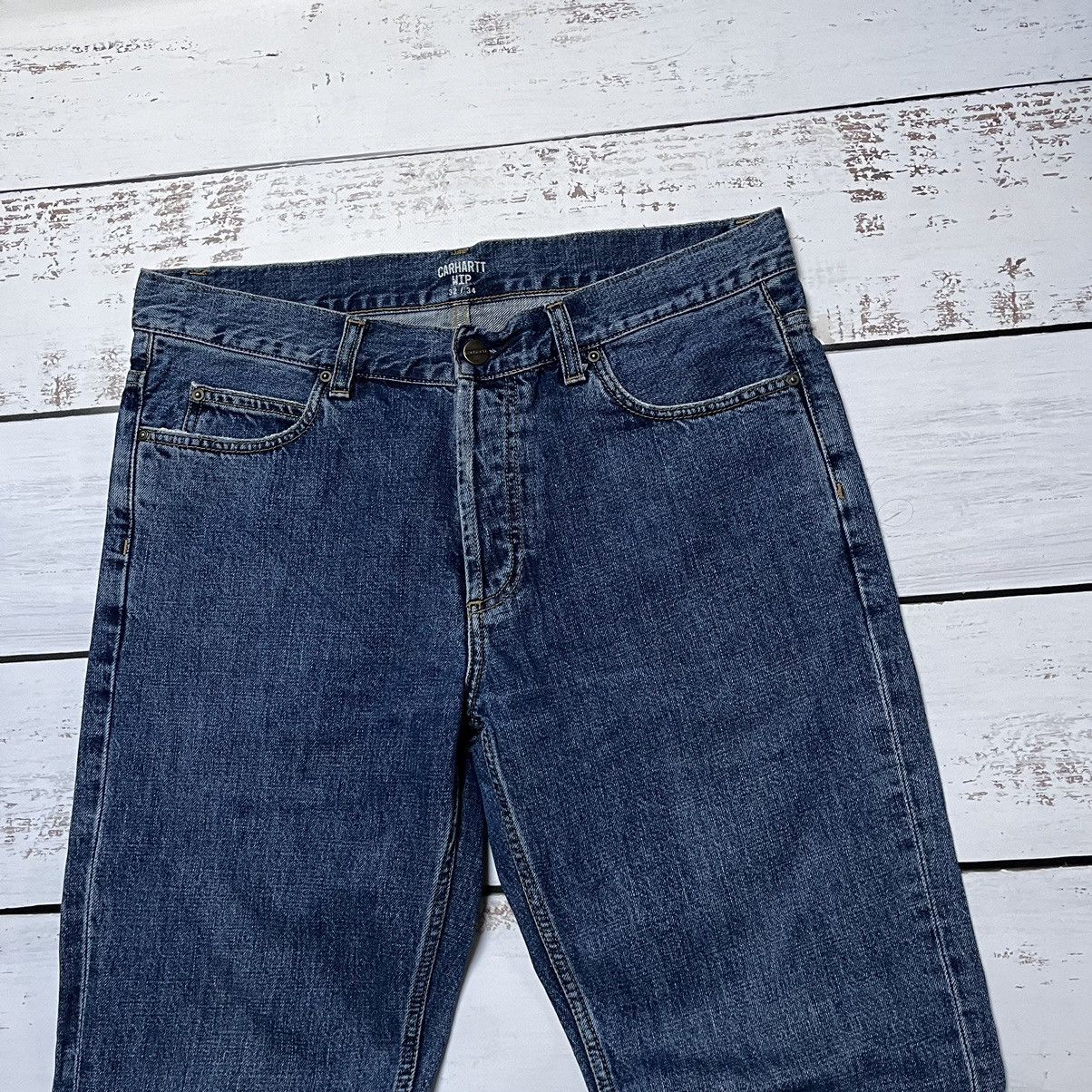Carhartt × Carhartt Wip × Vintage Carhartt Bexar Pants Vintage Jeans 32x34 Denim Y2K Size US 32 / EU 48 - 5 Thumbnail