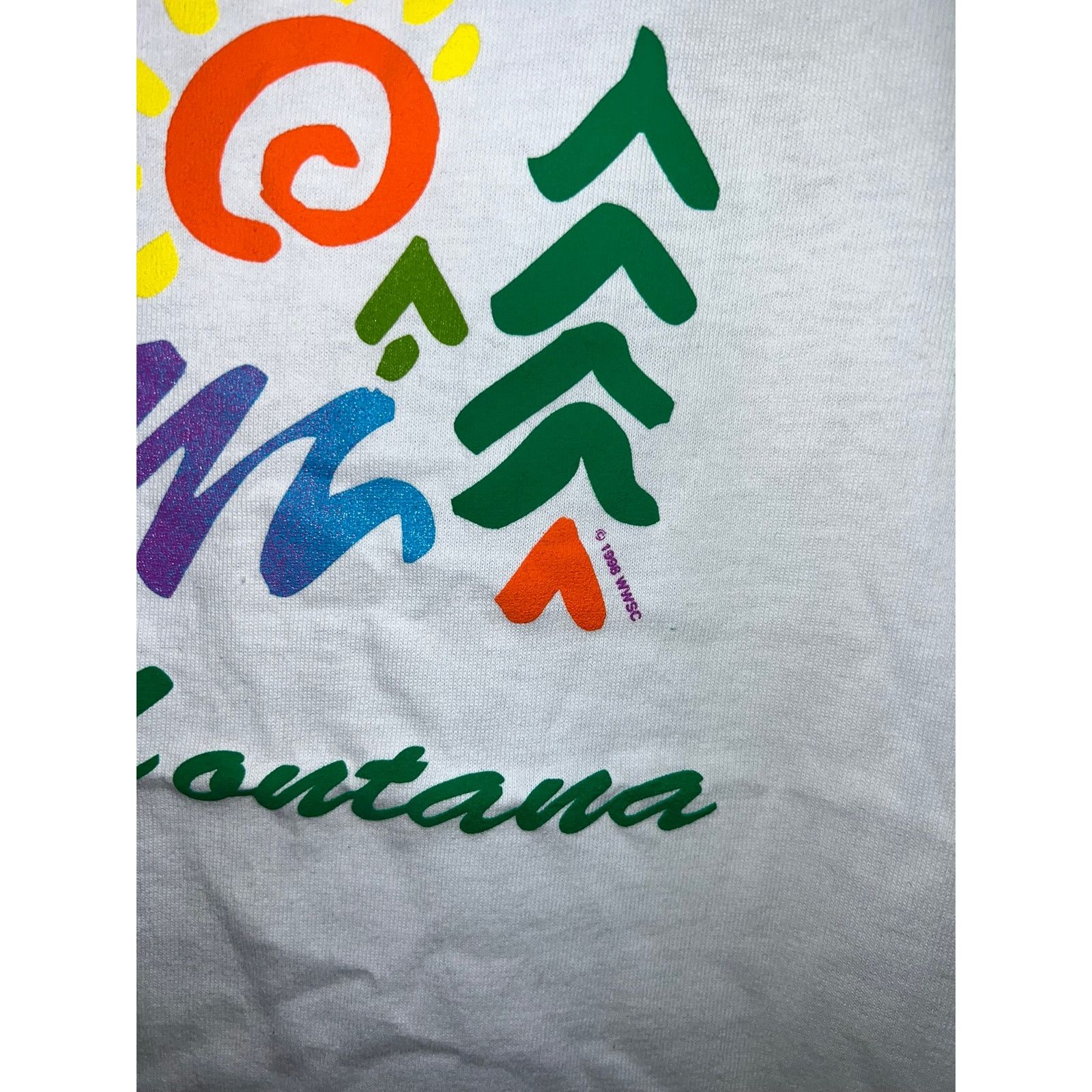 Vintage Women's Vintage Montana Shirt Tree Forest Top L 1990s 90s Size L / US 10 / IT 46 - 4 Thumbnail