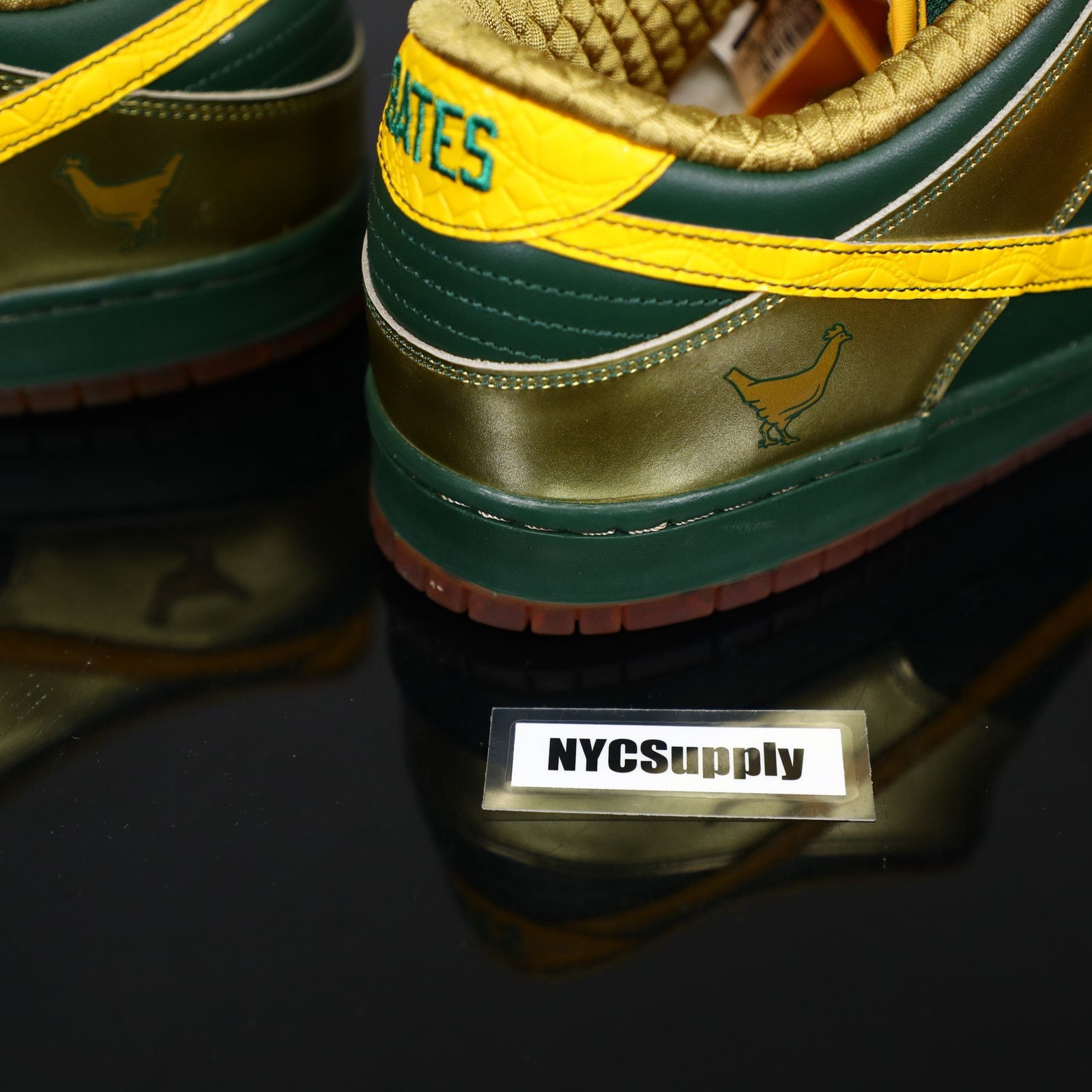 Nike 2018 Nike SB Dunk Low Doernbecher Joey Bates Gold BV8740 377 Size US 14 / EU 47 - 8 Thumbnail