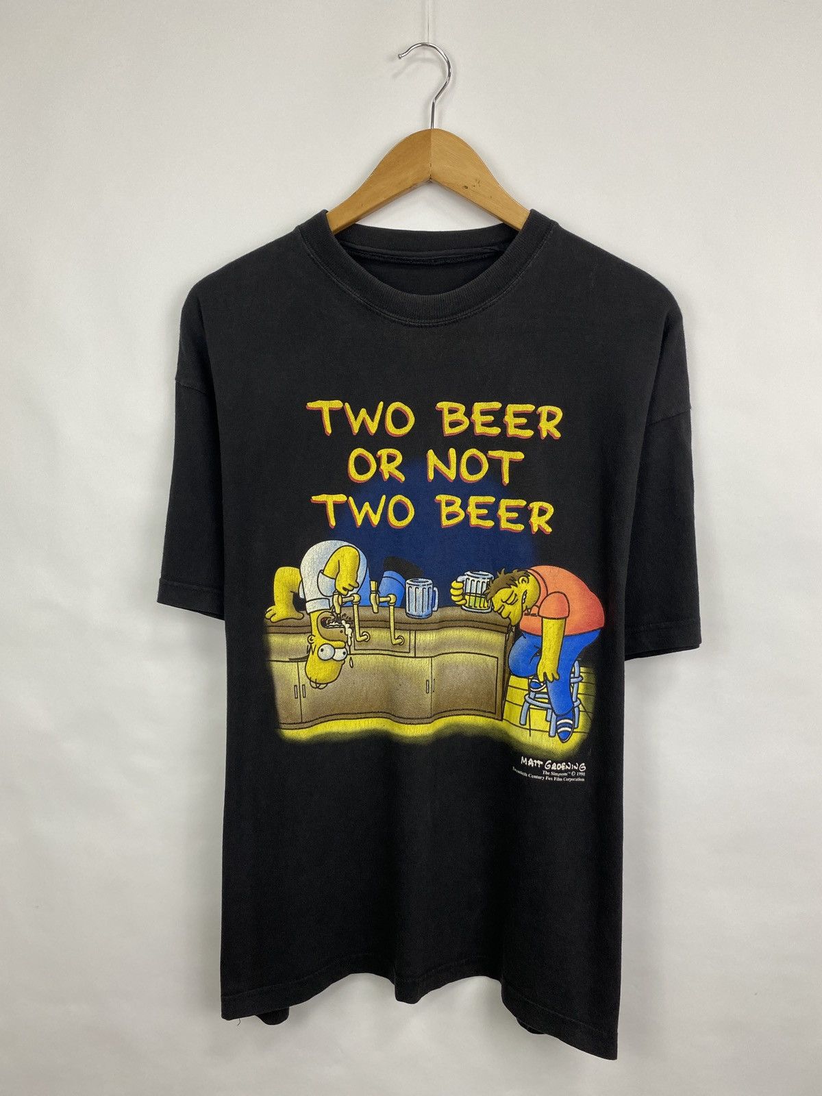 The Simpsons × Vintage Vintage 1998 Matt Groening Homer The Simpsons t-shirt Size US L / EU 52-54 / 3 - 3 Thumbnail
