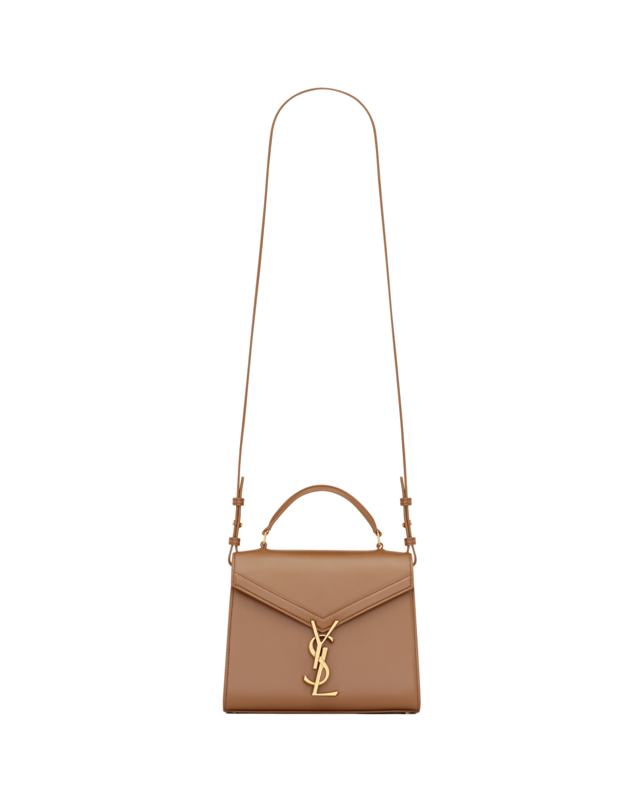 Saint Laurent Paris YSL Cassandra Box Mini Fox Leather Top Handle Size ONE SIZE - 2 Thumbnail