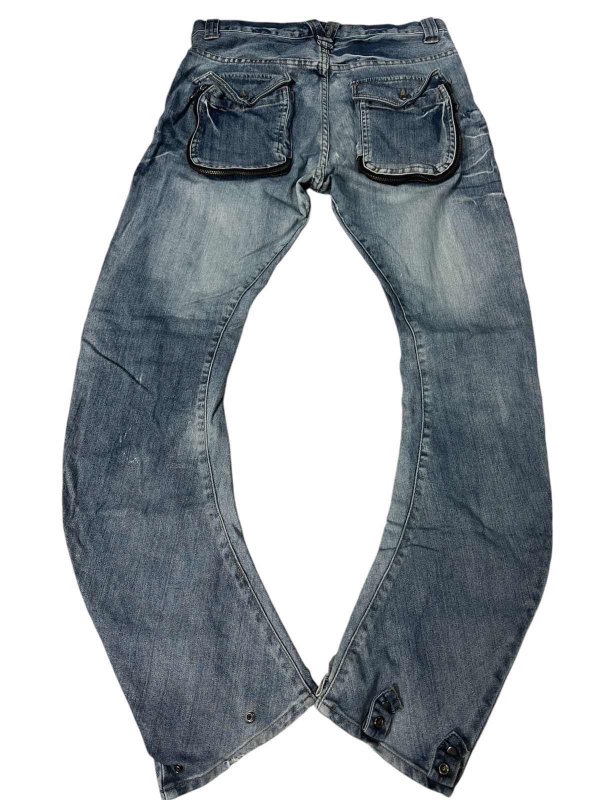 PPFM PPFM CURVED PUNK JEANS Size US 30 / EU 46 - 2 Thumbnail
