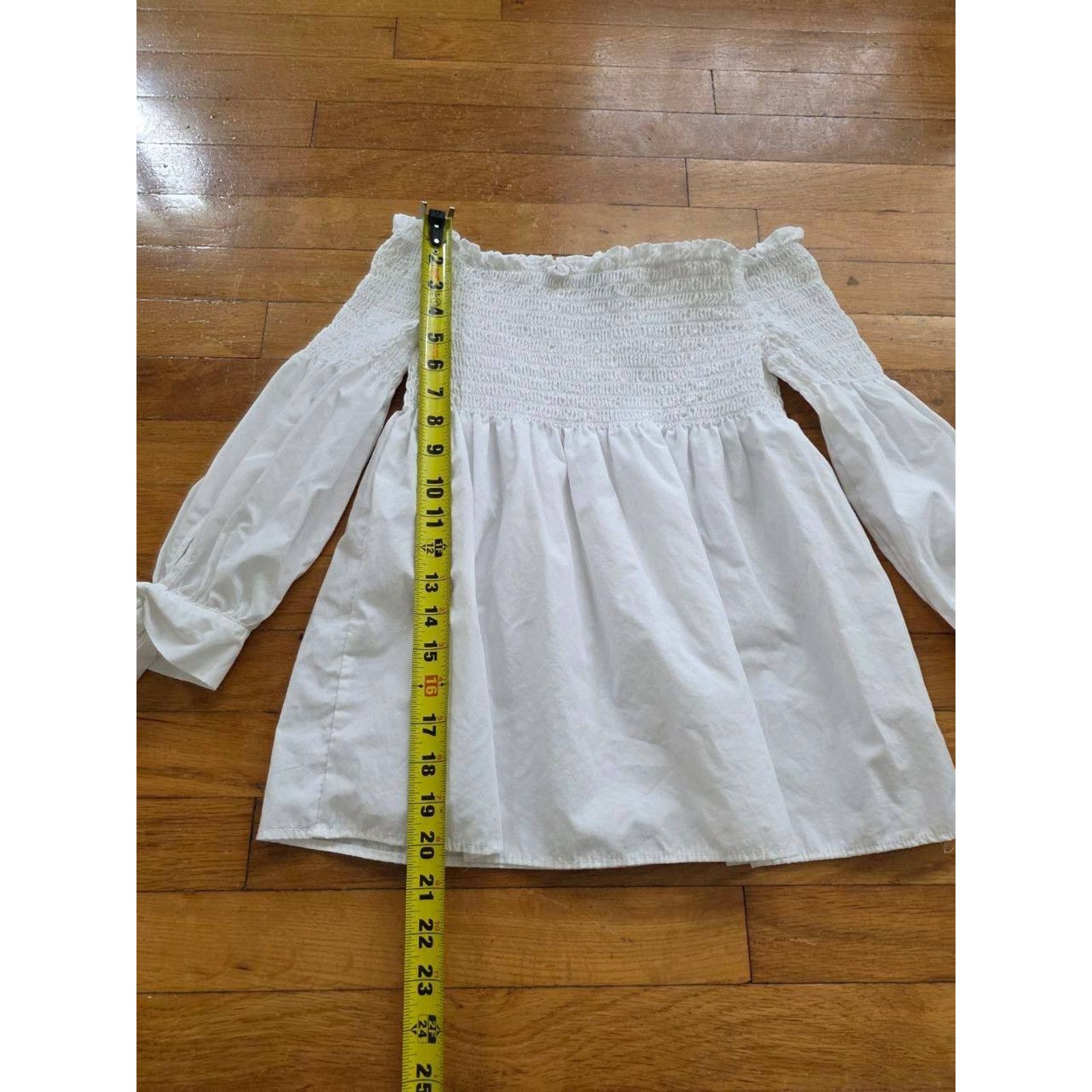 & Other Stories Blashe Long sleeve Off Cotton White Medium A001500 Size M / US 6-8 / IT 42-44 - 2 Thumbnail