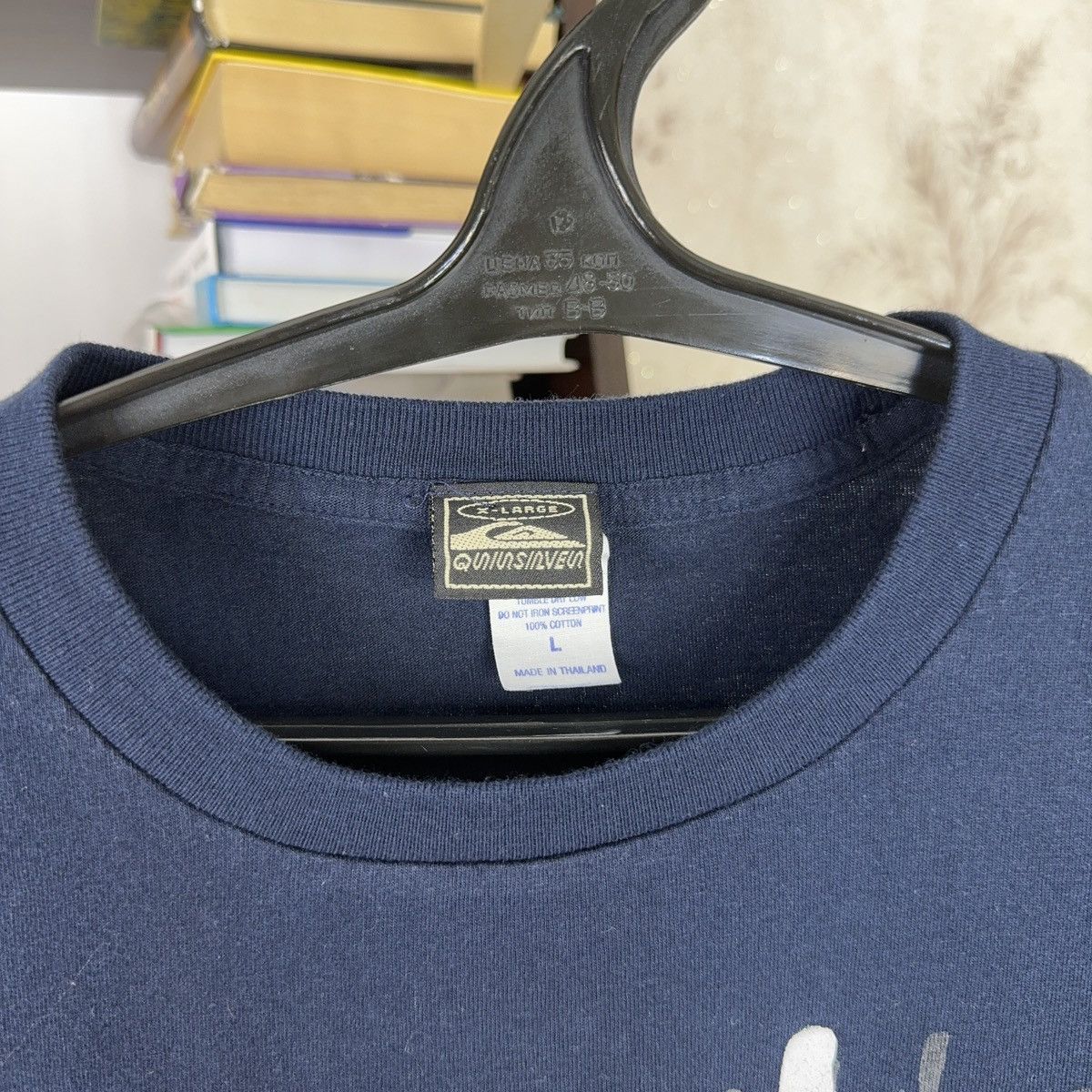 Quiksilver × Vintage Vintage Quiksilver T shirt Surfing Blue Centre Logo L Size US M / EU 48-50 / 2 - 9 Thumbnail