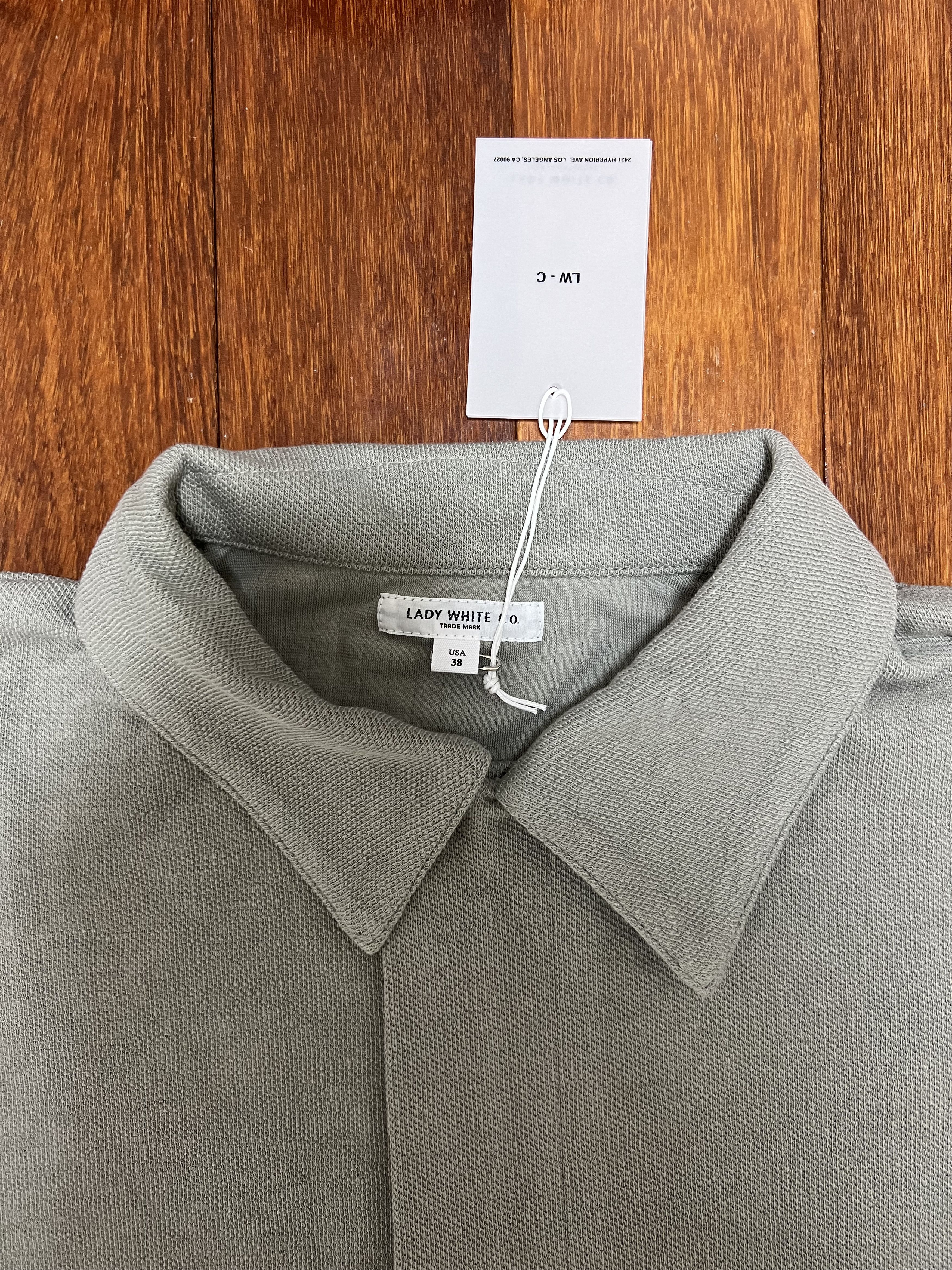 Lady White Co. 💚 Lady White Co. Double Knit Jacket Post Grey Medium NEW Size US M / EU 48-50 / 2 - 12 Thumbnail