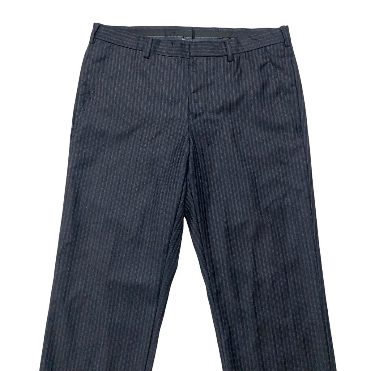 Gucci Vintage Gucci Stripe Suit Trouser Slim-fit Size US 30 / EU 46 - 3 Thumbnail