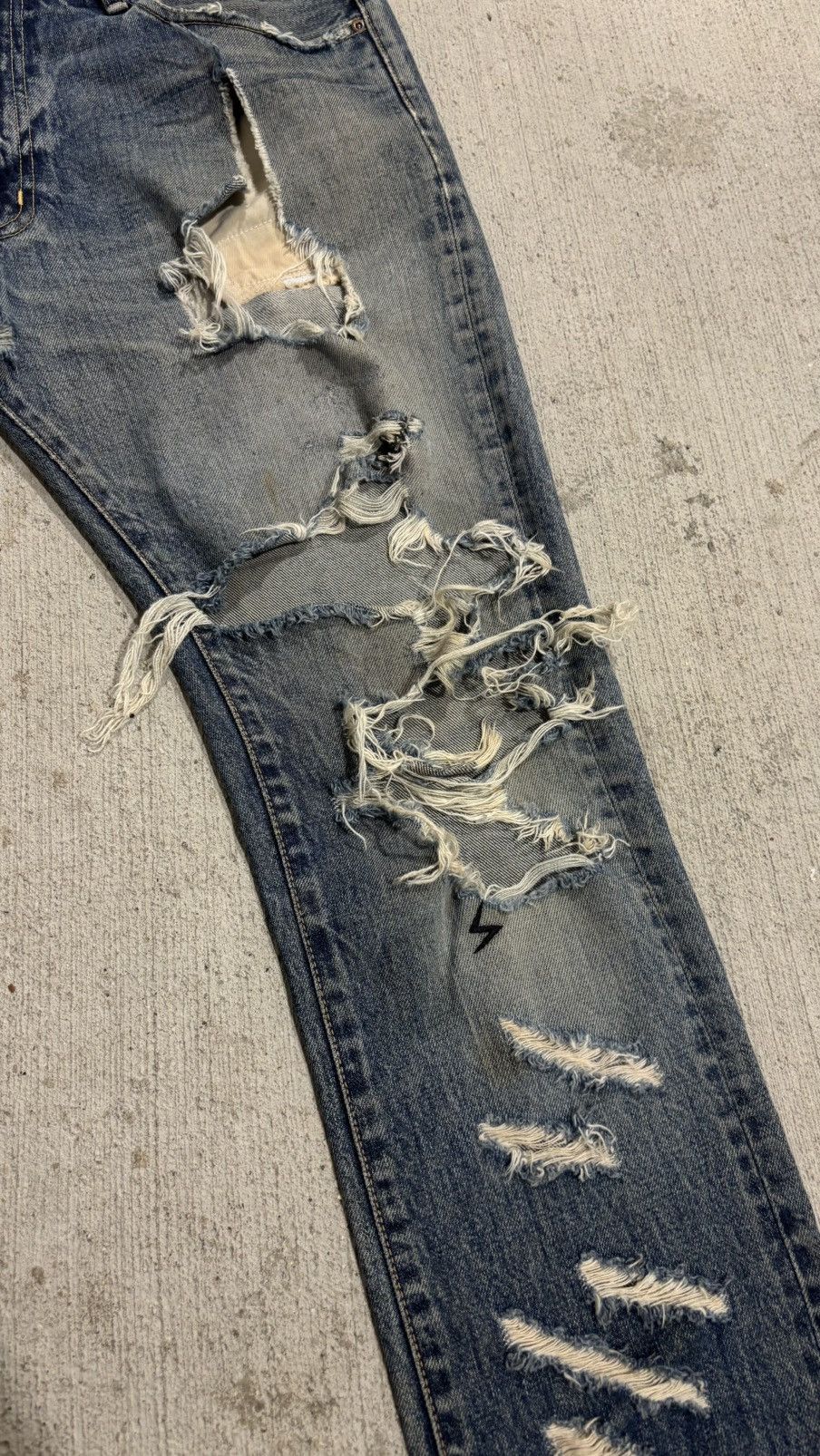 Jun Takahashi × Undercover Undercover SS2005 But Beautiful ll 60 Denim Size US 32 / EU 48 - 7 Thumbnail