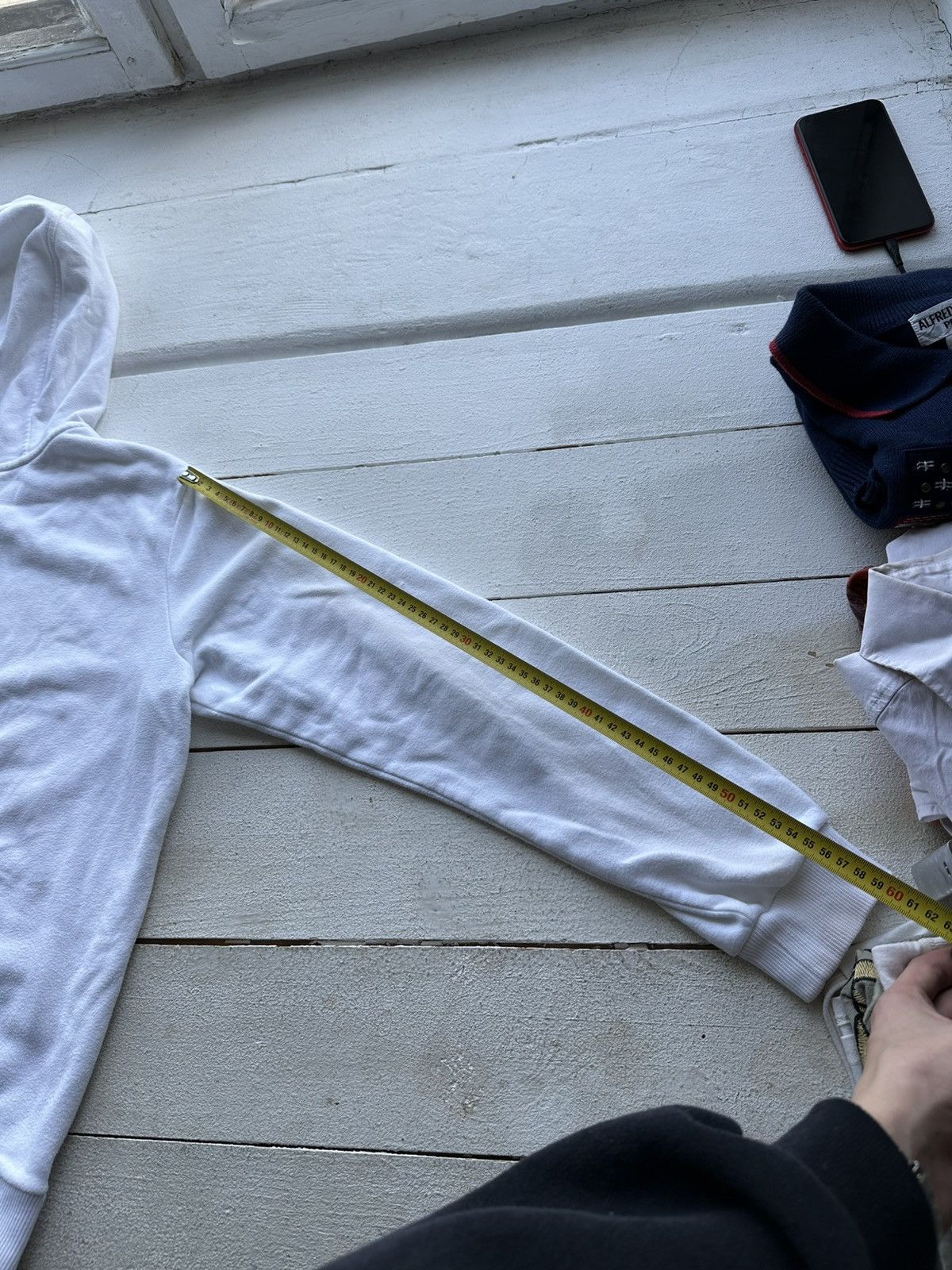 Nike × Vintage 🚨Nike Y2K White BOXY Hoodie RARE Vintage Skategang Drill Size US S / EU 44-46 / 1 - 11 Thumbnail