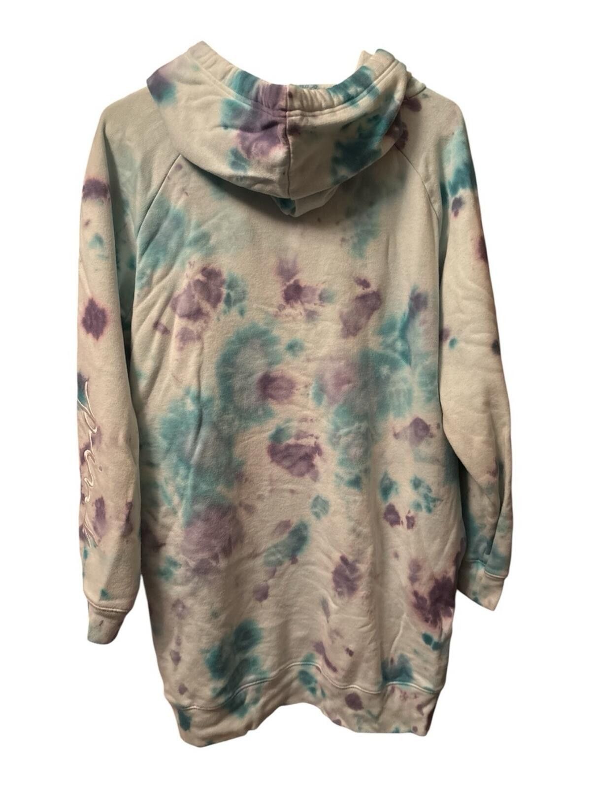 Pink PINK VS Tie-Dye Hoodie Sweatshirt Dress Size L / US 10 / IT 46 - 2 Thumbnail
