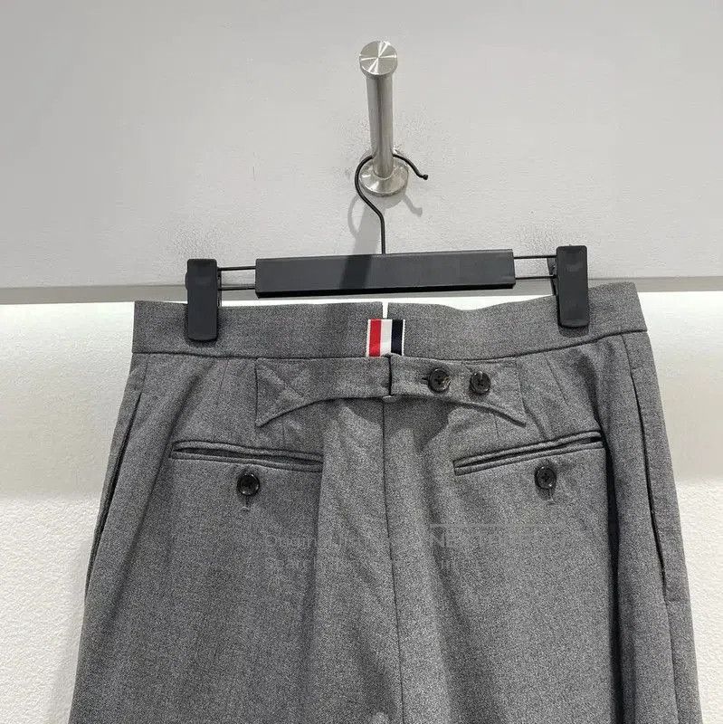 Thom Browne Thom Browne Gray Casual Pants for Men . Size US 32 / EU 48 - 3 Thumbnail