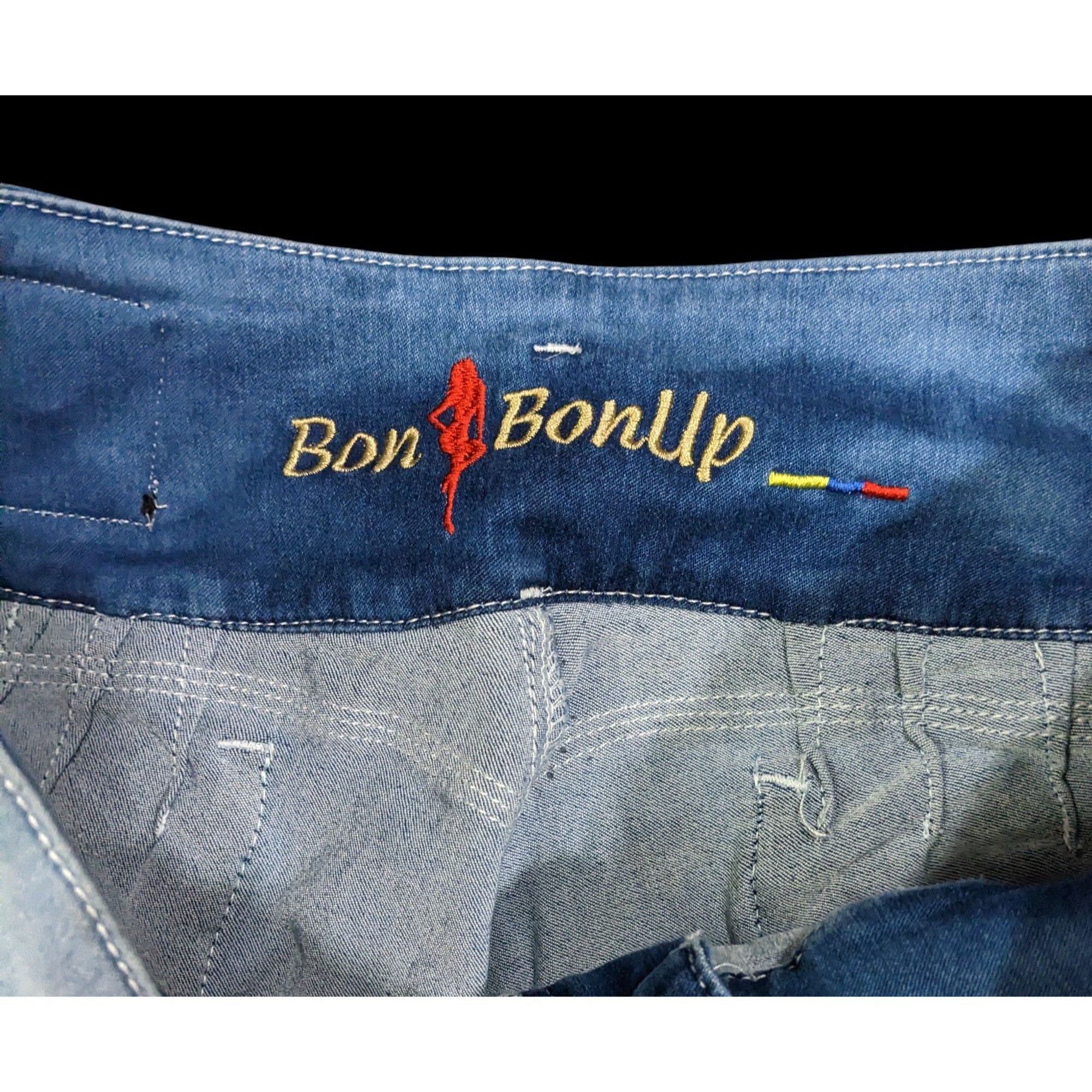Other Distressed Embroidered Jeans by Bon Bonup Size 32" / US 10 / IT 46 - 5 Thumbnail