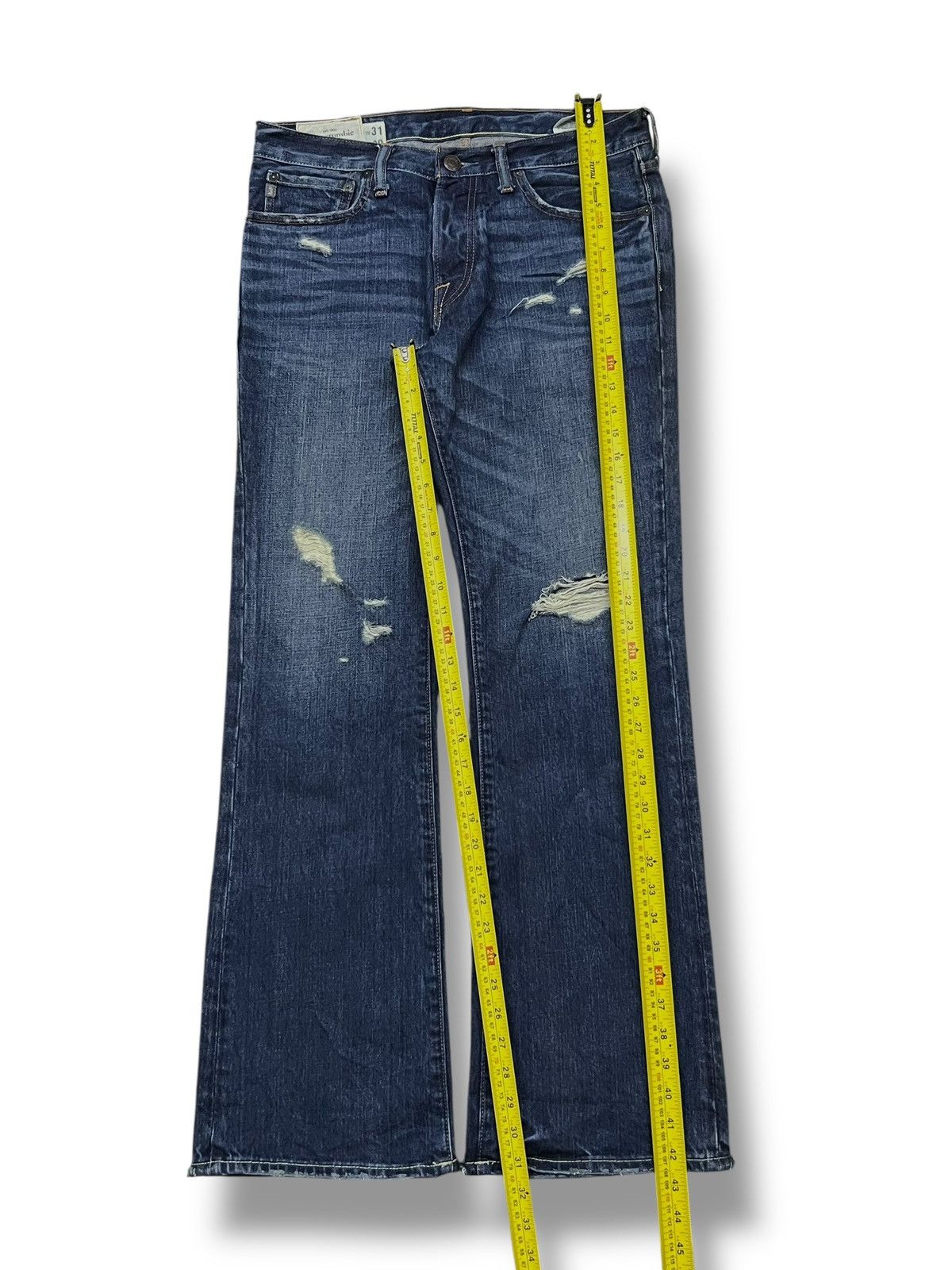 Abercrombie & Fitch Bootcut Vintage Abercrombie & Fitch New York - Faded Wash Size US 34 / EU 50 - 16 Thumbnail