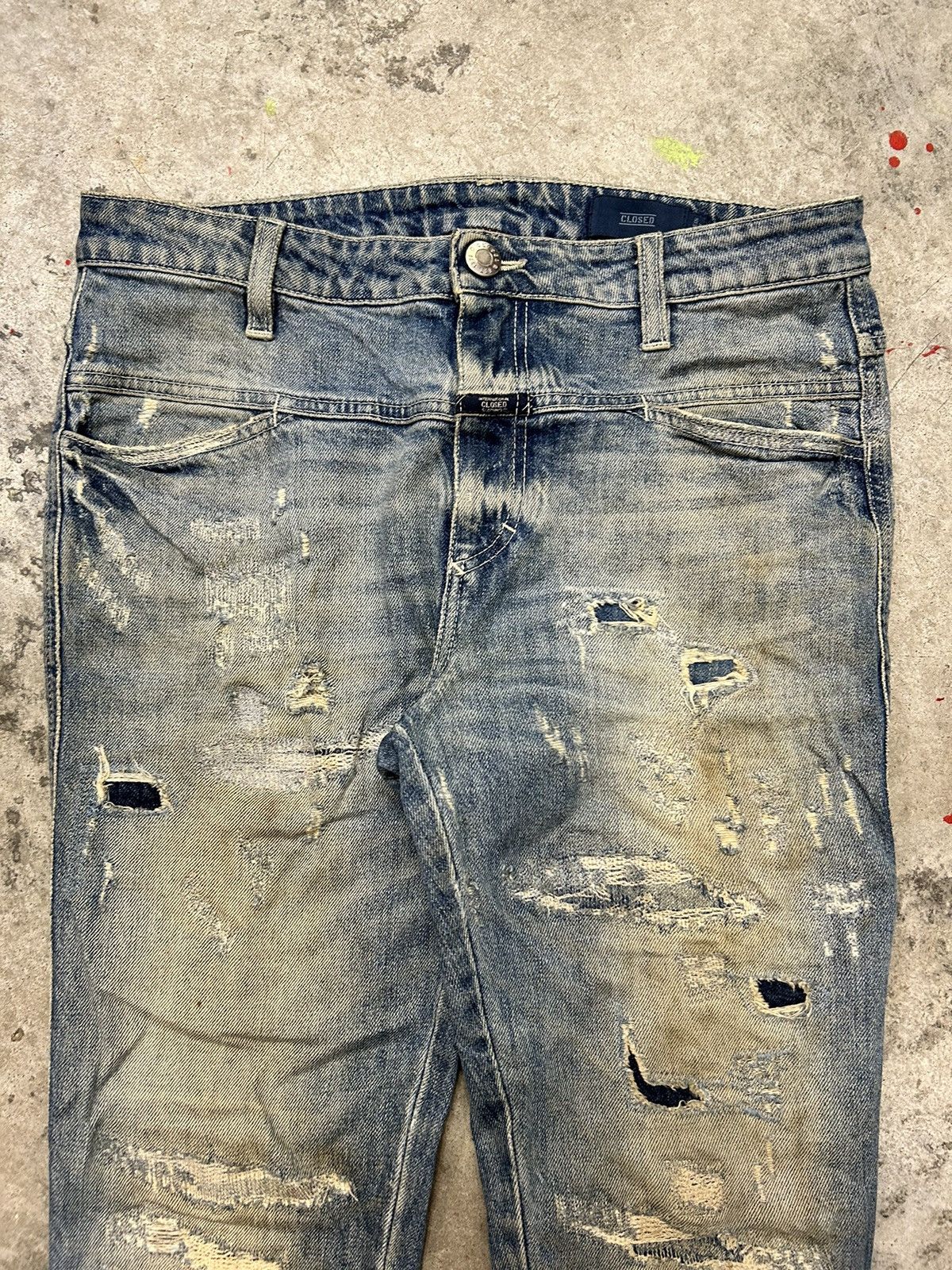 CLOSED × Marithe + Francois Girbaud Closed Ripped Jeans Blush Denim Size 28" / US 6 / IT 42 - 5 Thumbnail