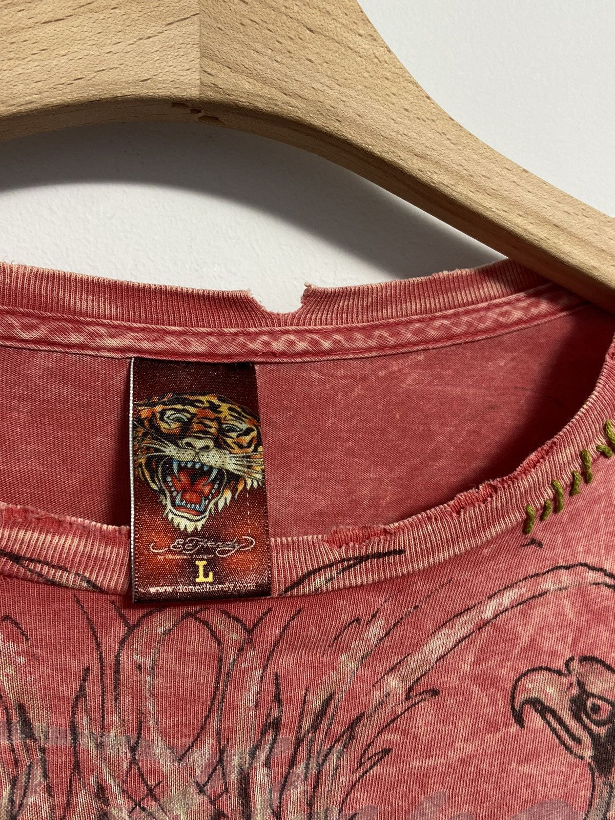 Ed Hardy Ed hardy logo vintage 90S Women’s pink Size L / US 10 / IT 46 - 6 Thumbnail