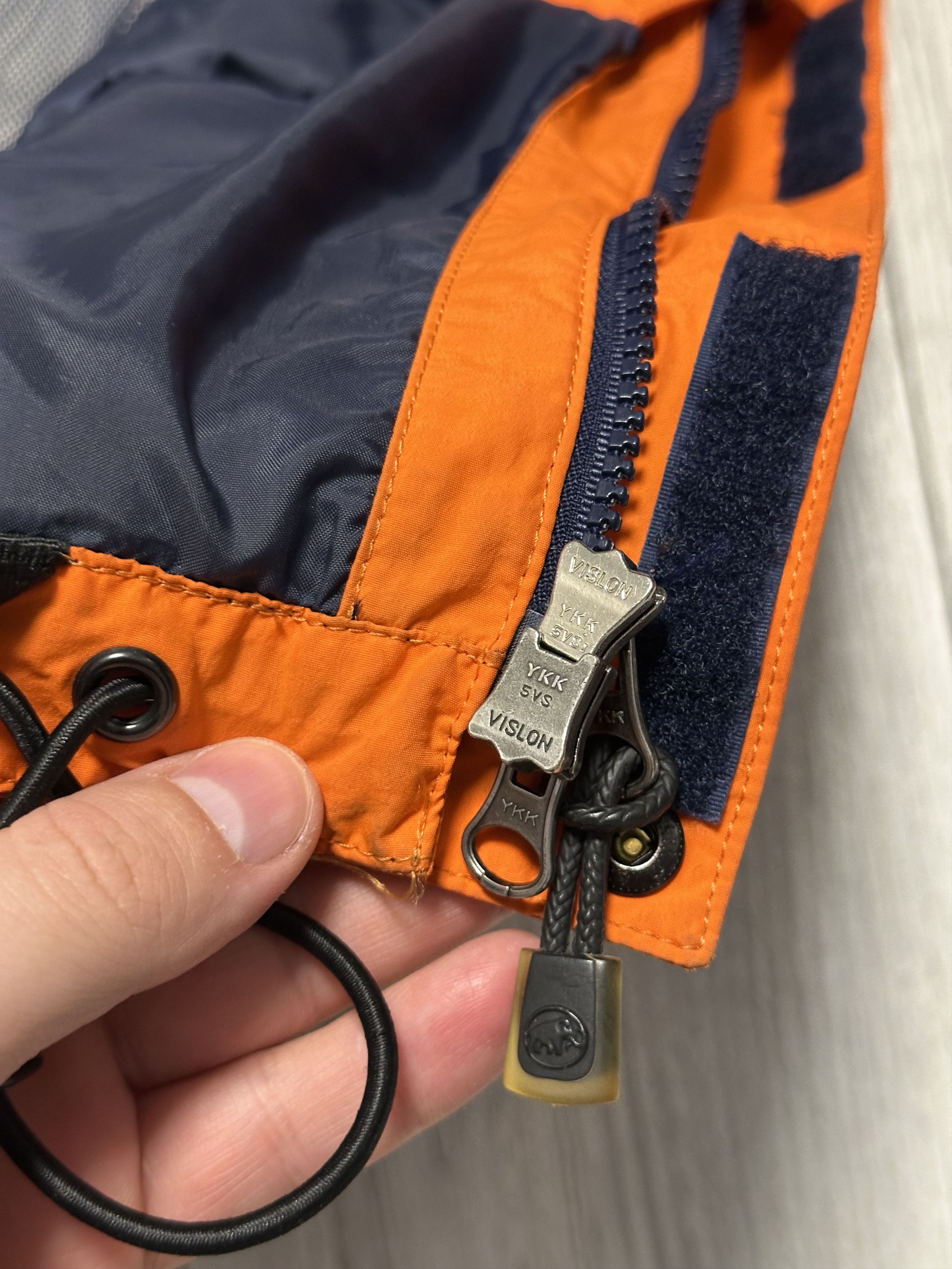 Mammut Mammut Extreme Vintage Orange & Blue Nylon Gore-Tex Jacket Size US L / EU 52-54 / 3 - 17 Thumbnail