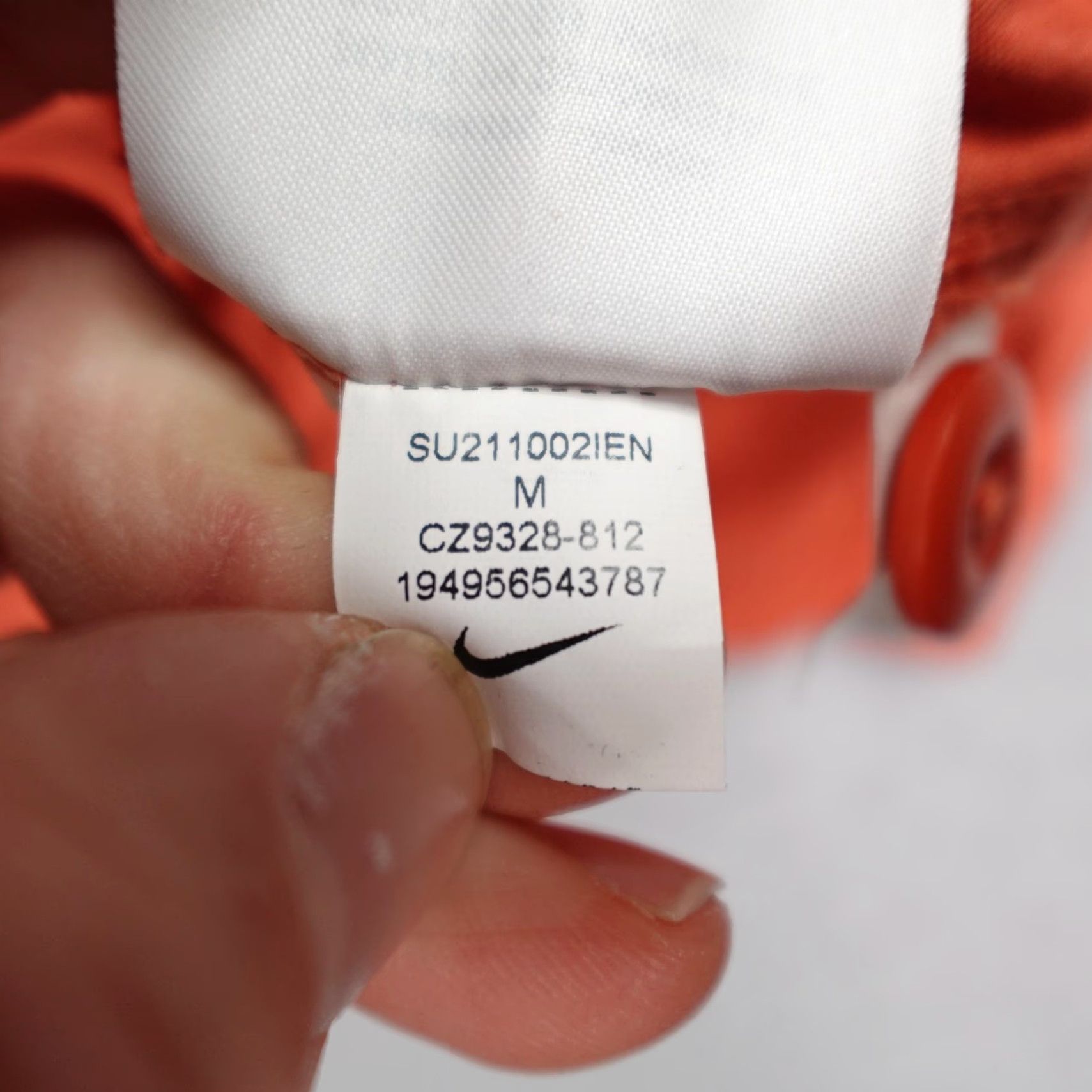 Nike Nike Jacket Womens Medium Orange Ripstop Icon Clash Full Zip Up Coat Utility Jacket Size M / US 6-8 / IT 42-44 - 6 Thumbnail