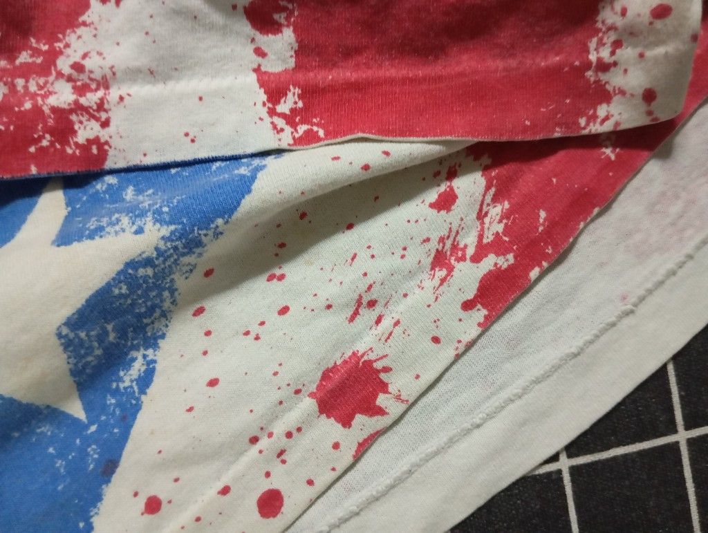 Vintage VTG America Flag Art Painting 🇺🇸 Tshirt 80s 90s USA Size US XL / EU 56 / 4 - 5 Thumbnail