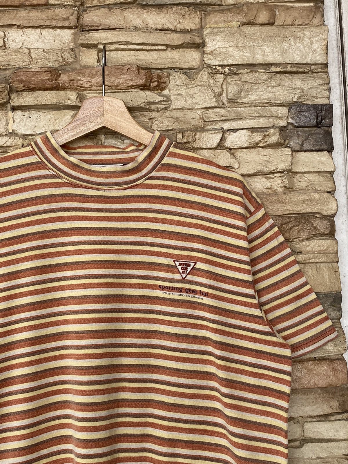 Vintage Vintage Hai Sporting Gear Issey Miyake Stripe Tees Size US L / EU 52-54 / 3 - 4 Thumbnail