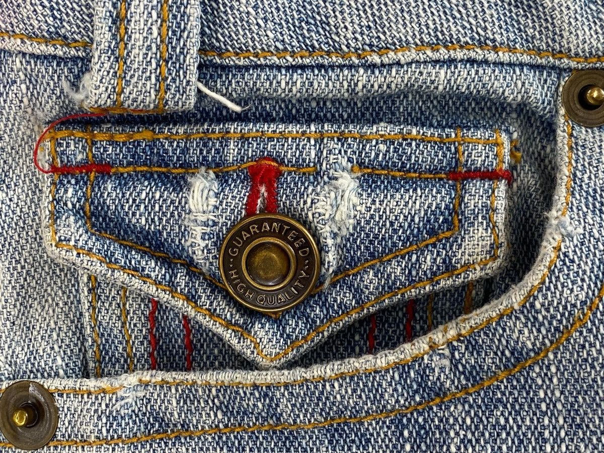 Japanese Brand Japanese Brand Light Wash Distressed Style Flare Jeans Size US 27 - 11 Thumbnail