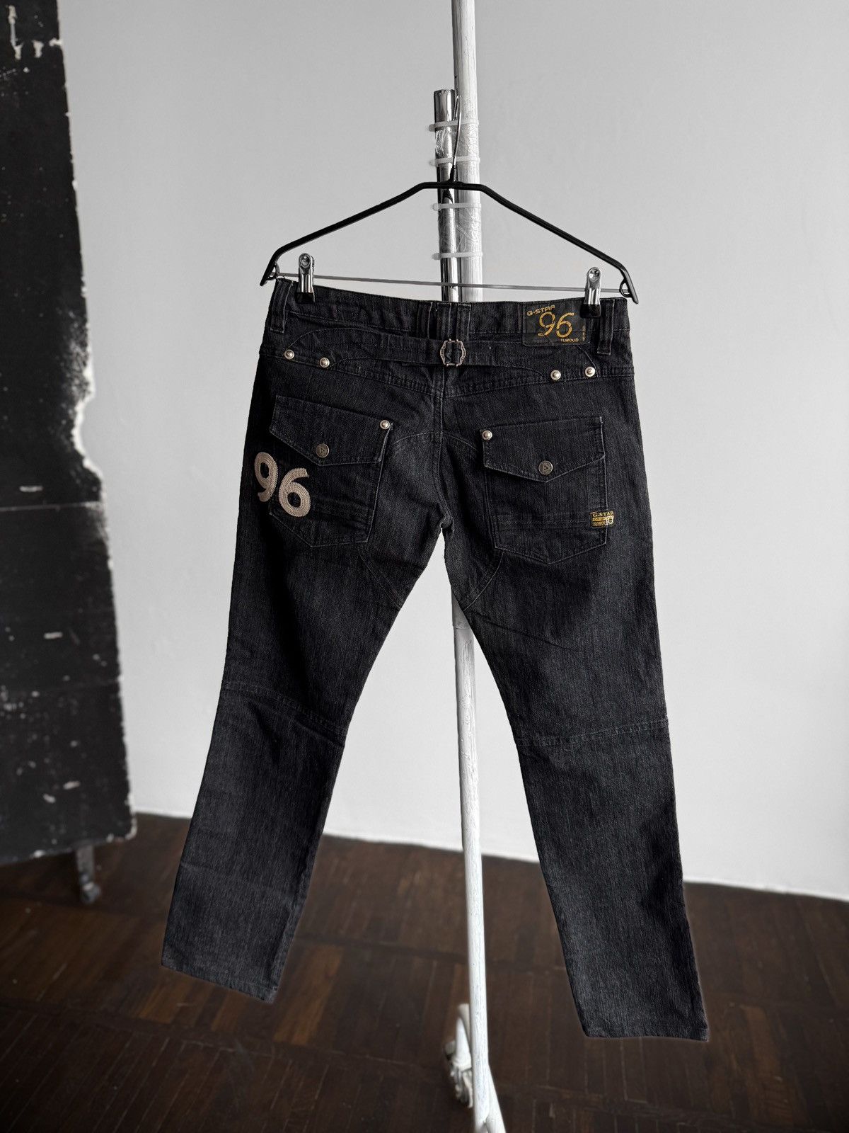 G-Star G-Star Raw Originals Vintage 96 Graphic Multi Pocket Jeans Size 33" - 1 Thumbnail