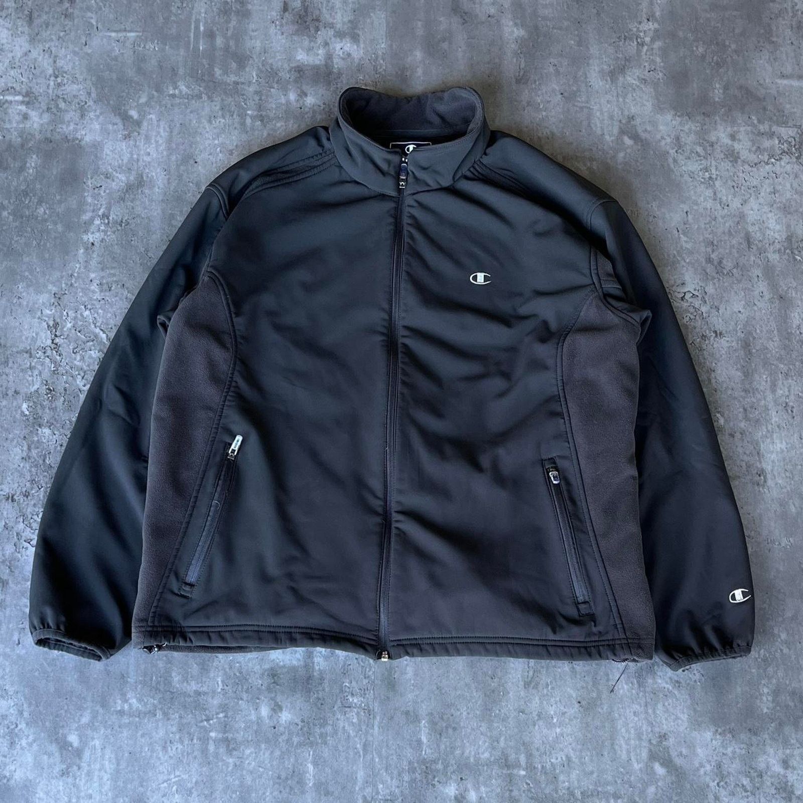 Champion × Vintage Crazy Y2K Champion Tonal Grey Essential Outerwear Jacket Size US L / EU 52-54 / 3 - 1 Thumbnail