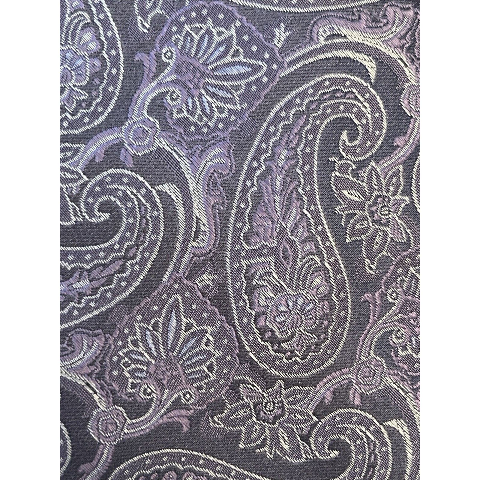 Joseph Abboud Joseph Abboud Purple Gray 100% Silk Made In China Size ONE SIZE - 9 Thumbnail