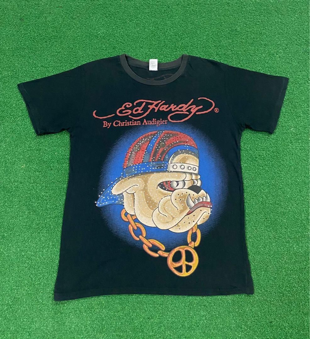 🔥RARE BULLDOG ED HARDY CHRISTIAN AUDIGER #SKU-A281 DP1