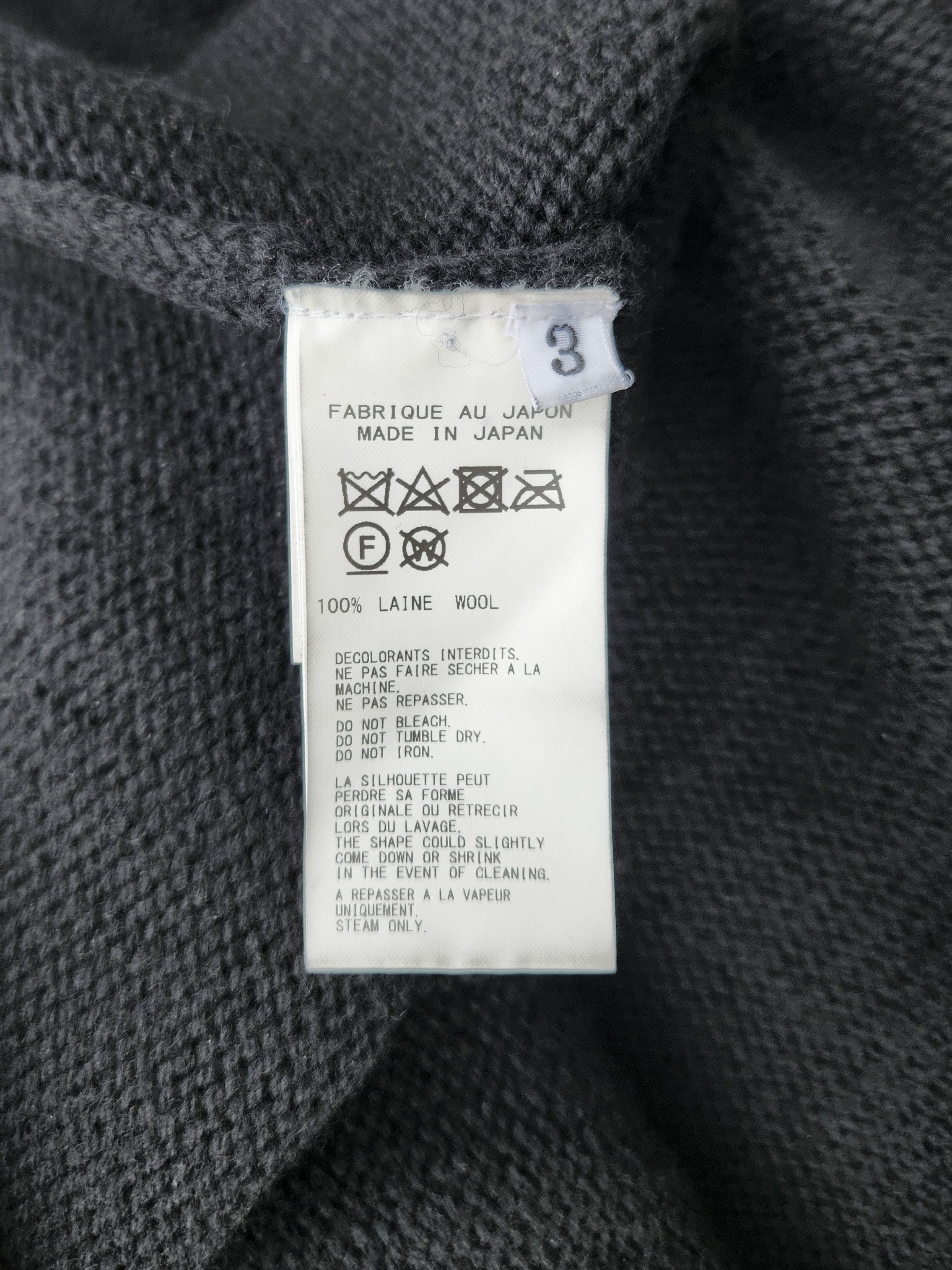 Yohji Yamamoto Yohji Yamamoto Pour Homme Side Button Turtleneck Sweater Size US L / EU 52-54 / 3 - 4 Thumbnail