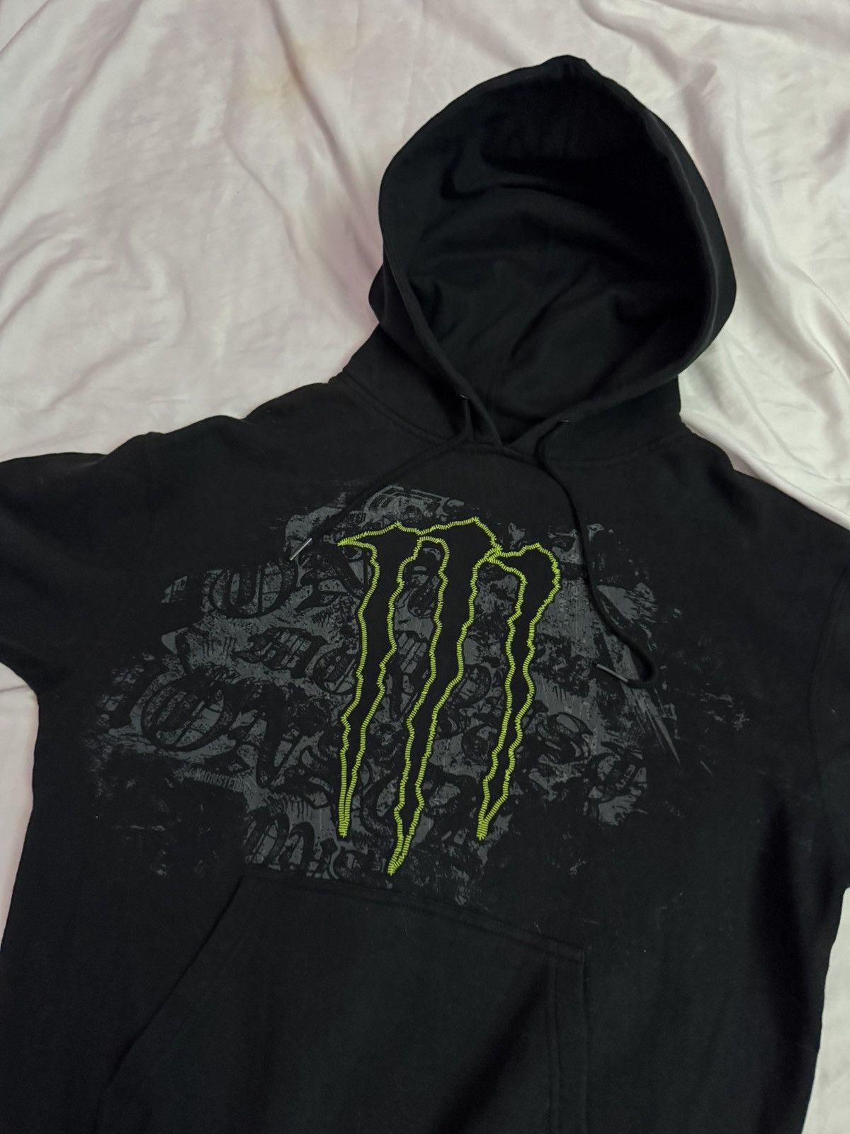 Fox Racing 2000s Monster Energy Grunge Hoodie Size US L / EU 52-54 / 3 - 3 Thumbnail