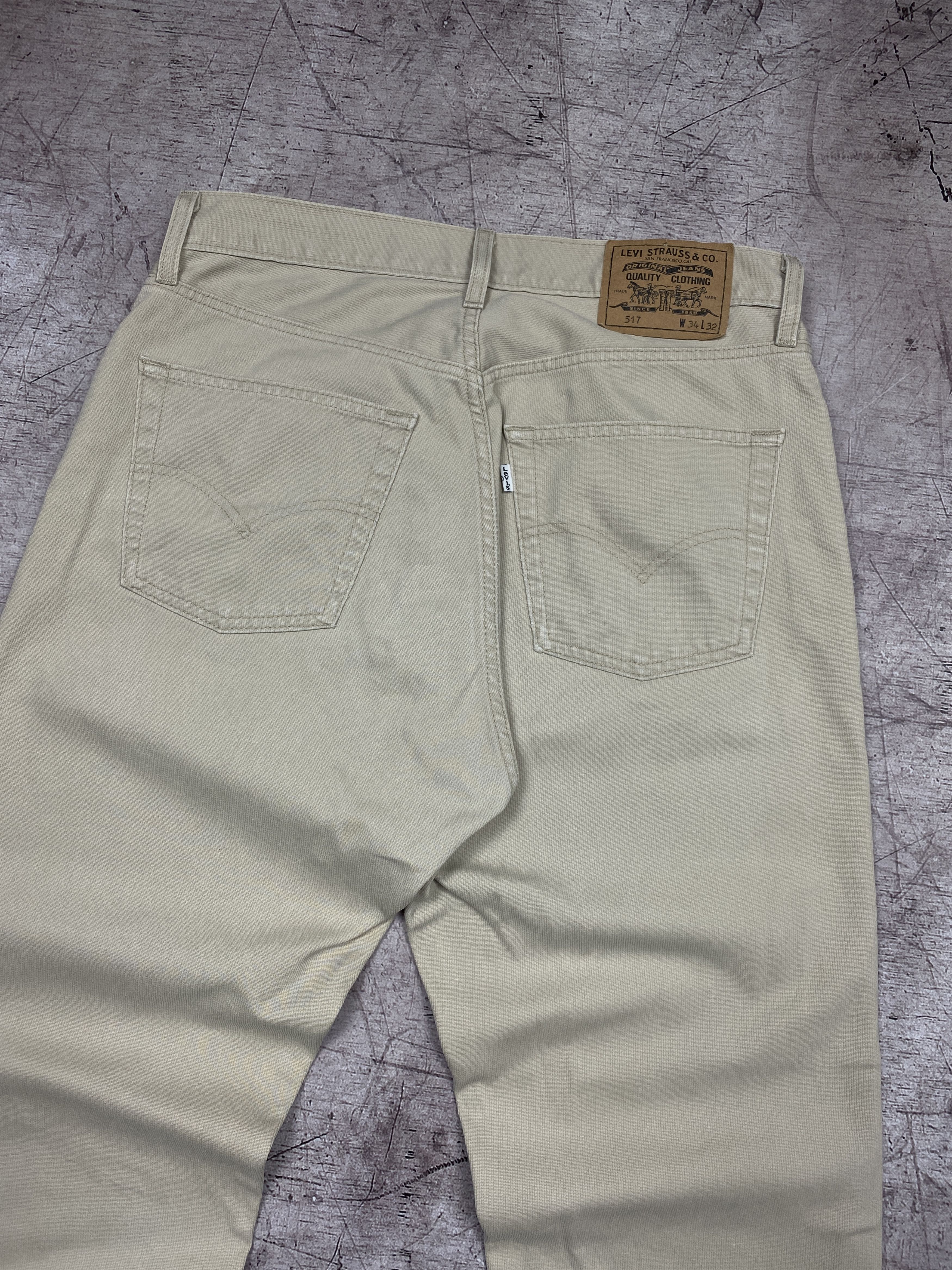 Levi's × Vintage Levis 517 Vintage Mens Denim Pants Y2K Jeans Size US 34 / EU 50 - 2 Thumbnail