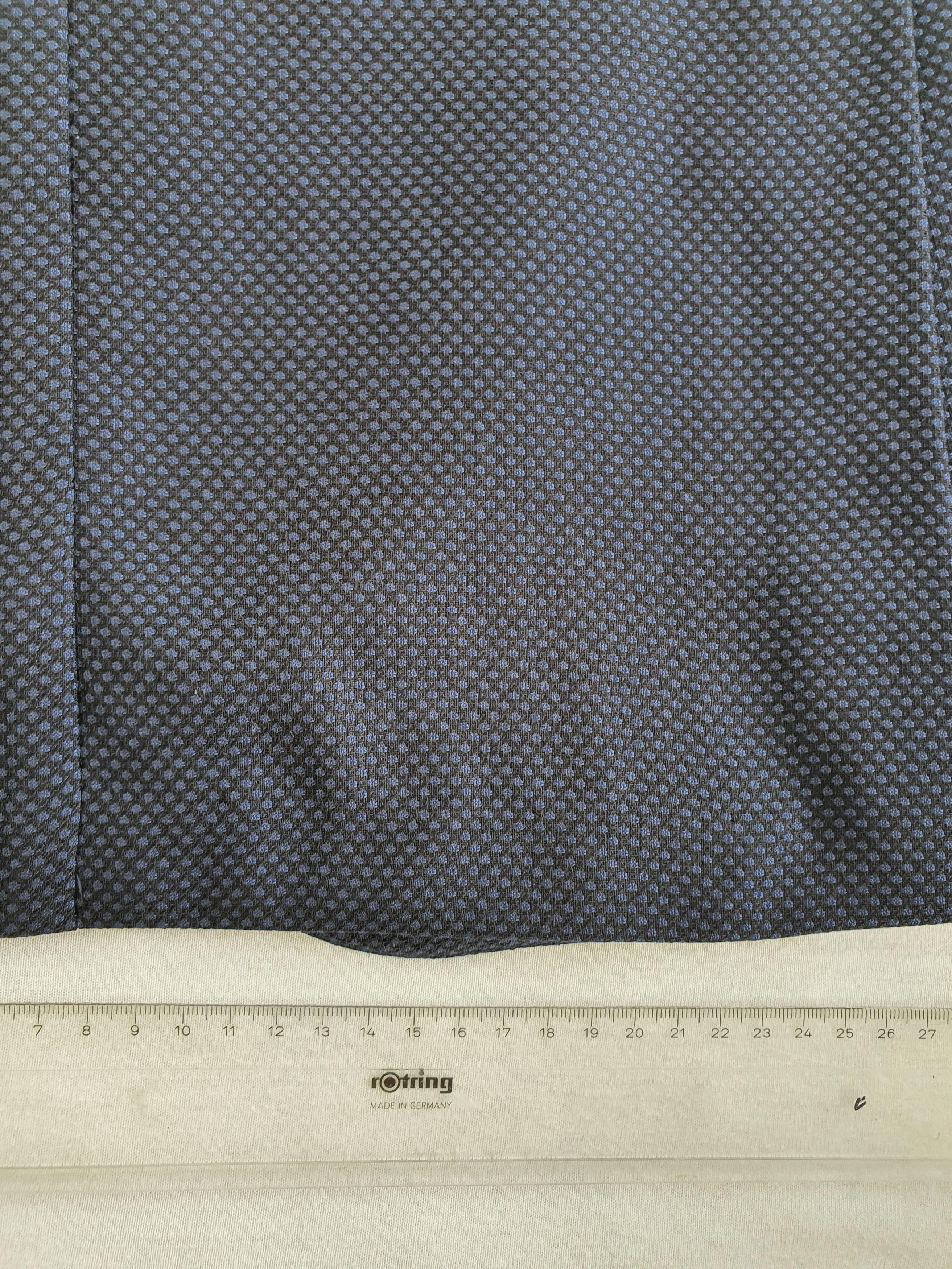RODA Navy Textured Bird's Eye - Slim fit, Lightweight Wool Size 40R - 9 Thumbnail