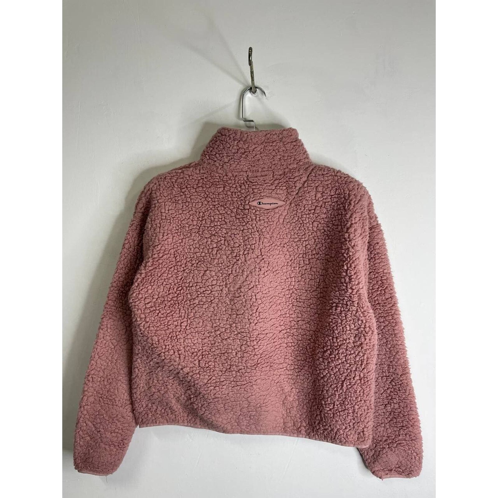 Champion Vintage Champion Pink Fleece Pullover Sherpa Jacket Size S Size S / US 4 / IT 40 - 6 Thumbnail