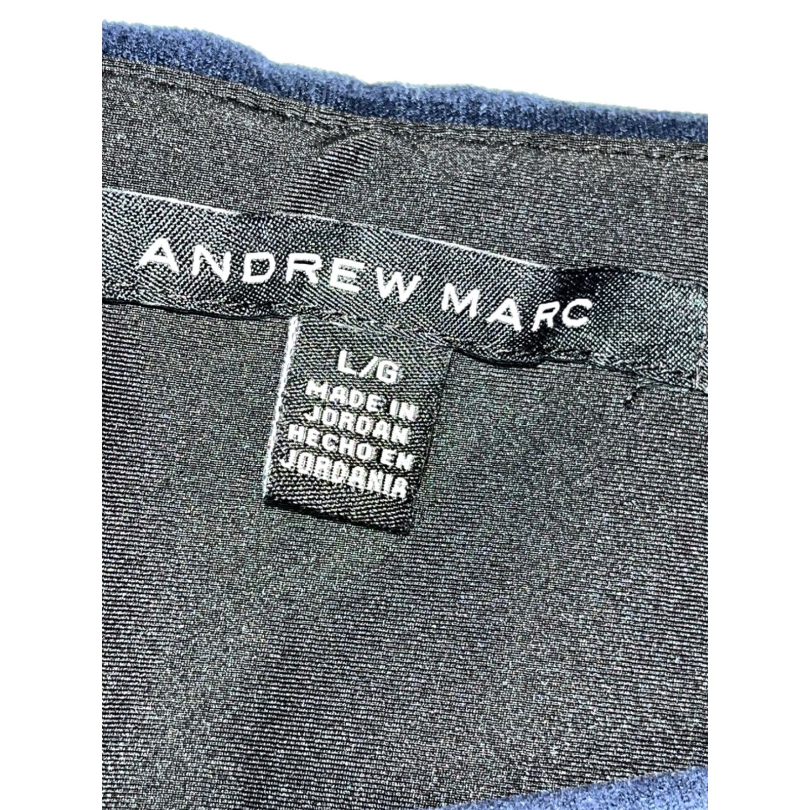 Andrew Marc Andrew Marc BLUE PANTS WOMENS LARGE Super Soft Pull On straight Leg Dress Pants Poly Spandex Size 36" / US 14 / IT 50 - 2 Thumbnail