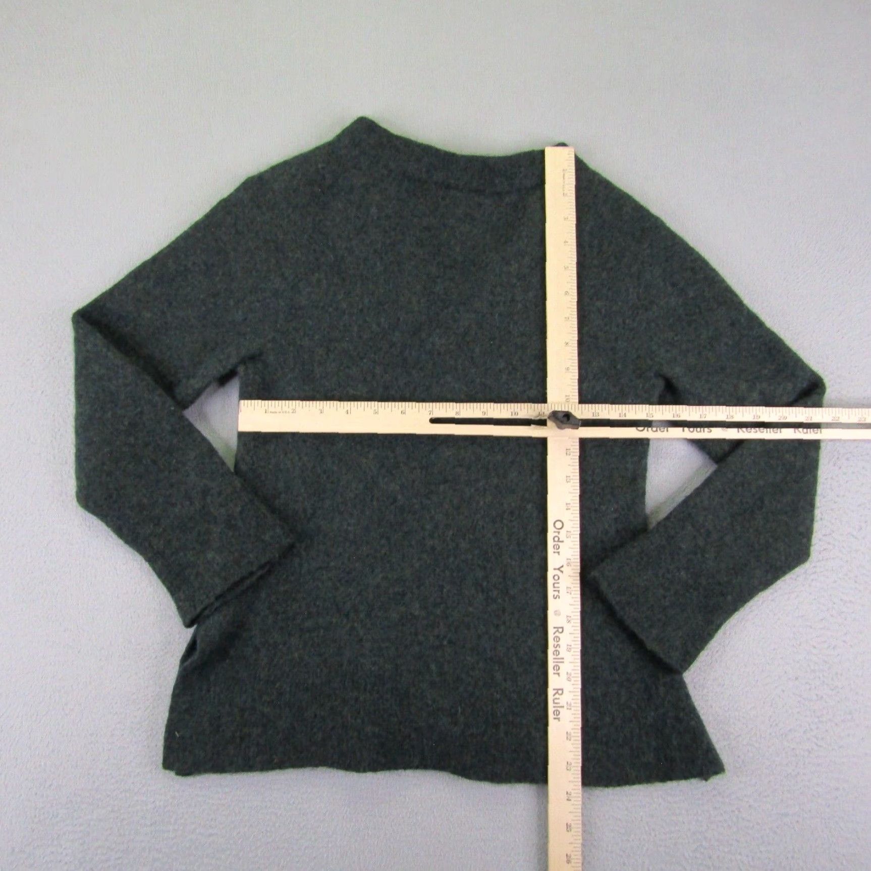 Vince Vince Sweater Womens Small Green V-Neck Knit Pullover Alpaca Wool Blend Top Size S / US 4 / IT 40 - 5 Thumbnail